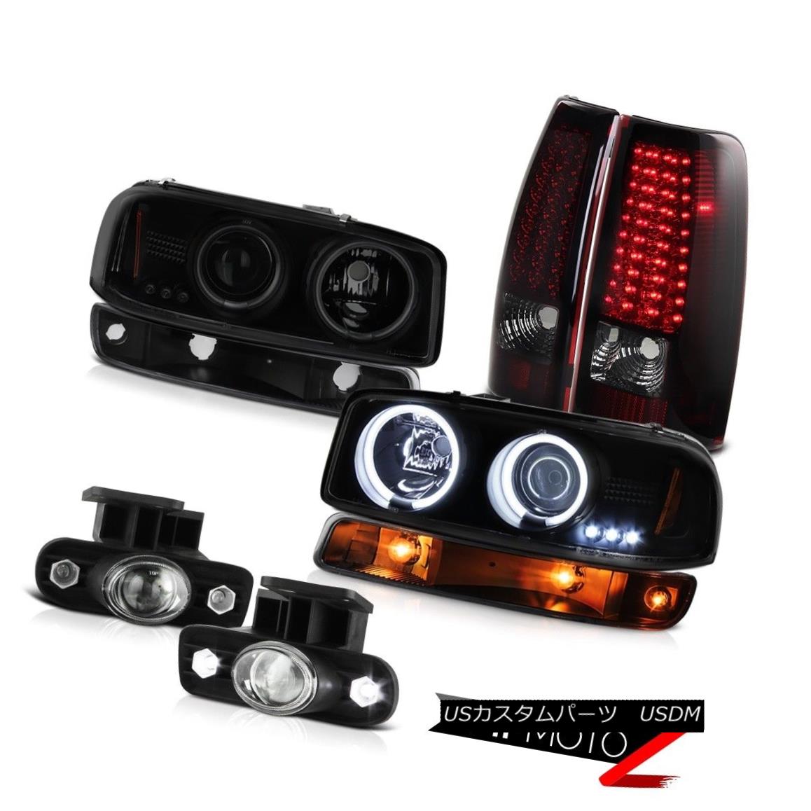 テールライト 99 00 01 02 Sierra SLE Fog lights led taillamps parking light ccfl headlamps 99 00 01 02シエラSLEフォグライトはテールランプの駐車ライトccflヘッドライトを導いた 【並行輸入品】
