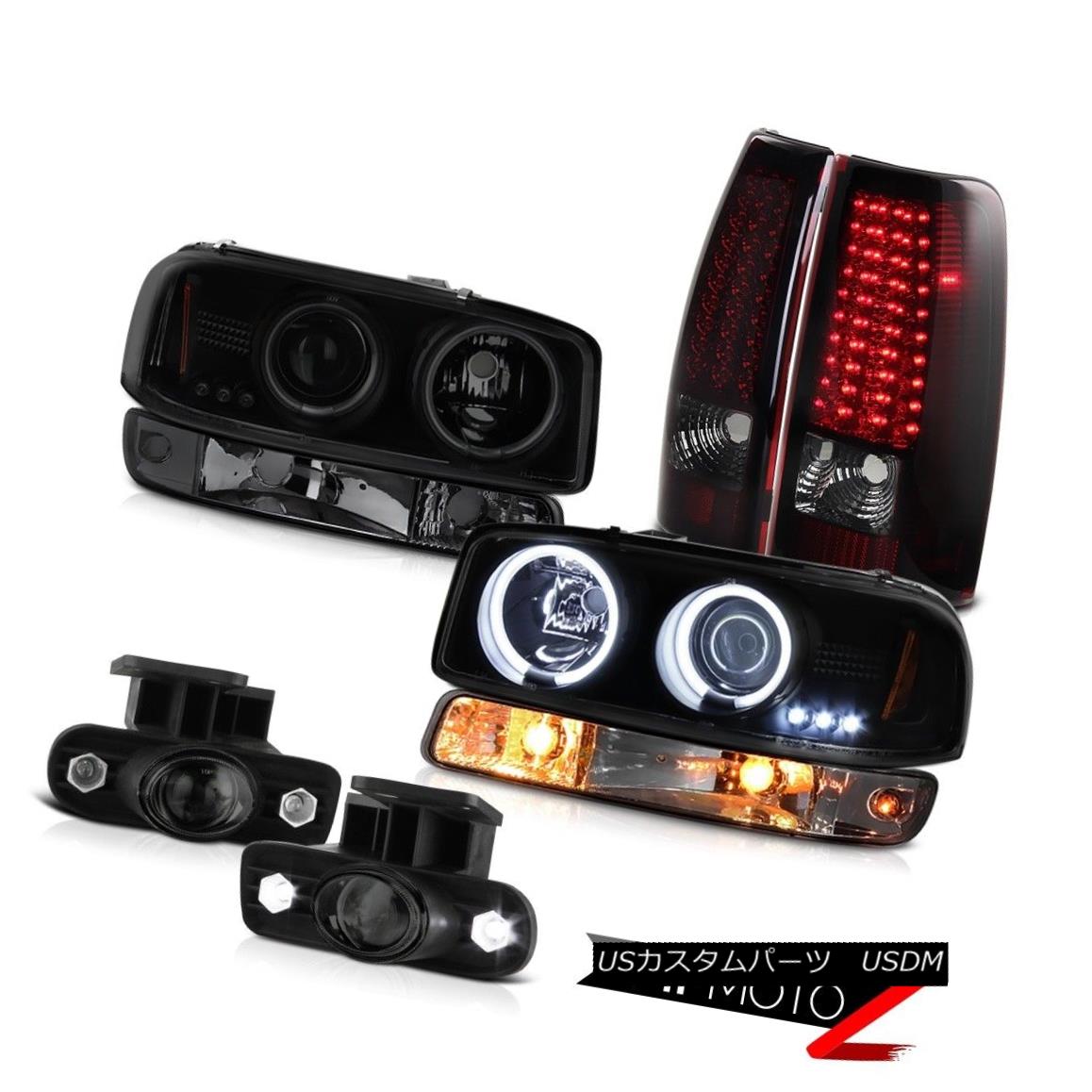 テールライト 99-02 Sierra SL Foglights smokey red smd taillights parking lamp ccfl headlamps 99-02 Sierra SL Foglightsスモーリー・レッドsmdテールライト・パーキング・ランプccflヘッドライト 【並行輸入品】
