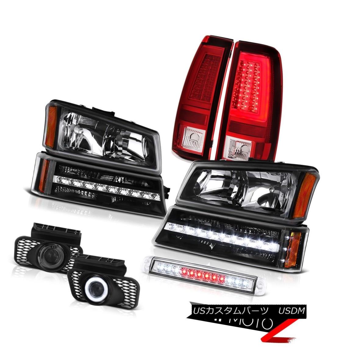 テールライト 2003-2006 Silverado Taillamps Chrome 3RD Brake Lamp Headlamps Foglamps Signal 2003-2006 Silverado Taillamps Chrome 3RDブレーキランプヘッドランプフォグランプ信号 【並行輸入品】