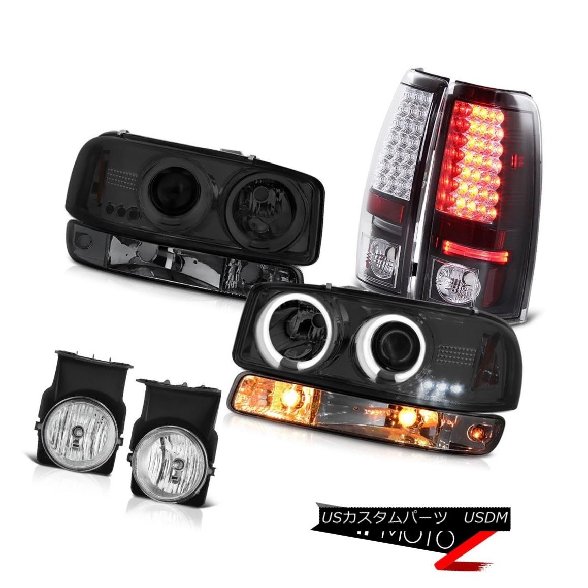 テールライト 03 04 05 06 Sierra C3 Foglights taillamps dark smoke bumper lamp ccfl headlamps 03 04 05 06シエラC3フォグライトテールランプ暗煙バンパーランプccflヘッドライト 【並行輸入品】