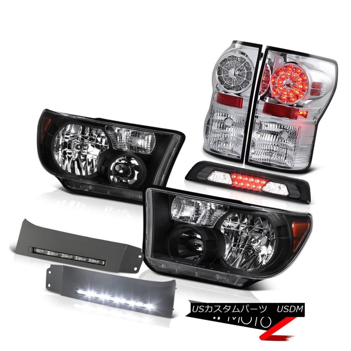テールライト 07-13 Toyota Tundra SR5 Headlights Bumper DRL Roof Brake Lamp Tail Lights SMD 07-13トヨタトンドラSR5ヘッドランプバンパーDRL屋根用ブレーキランプテールライトSMD 【並行輸入品】