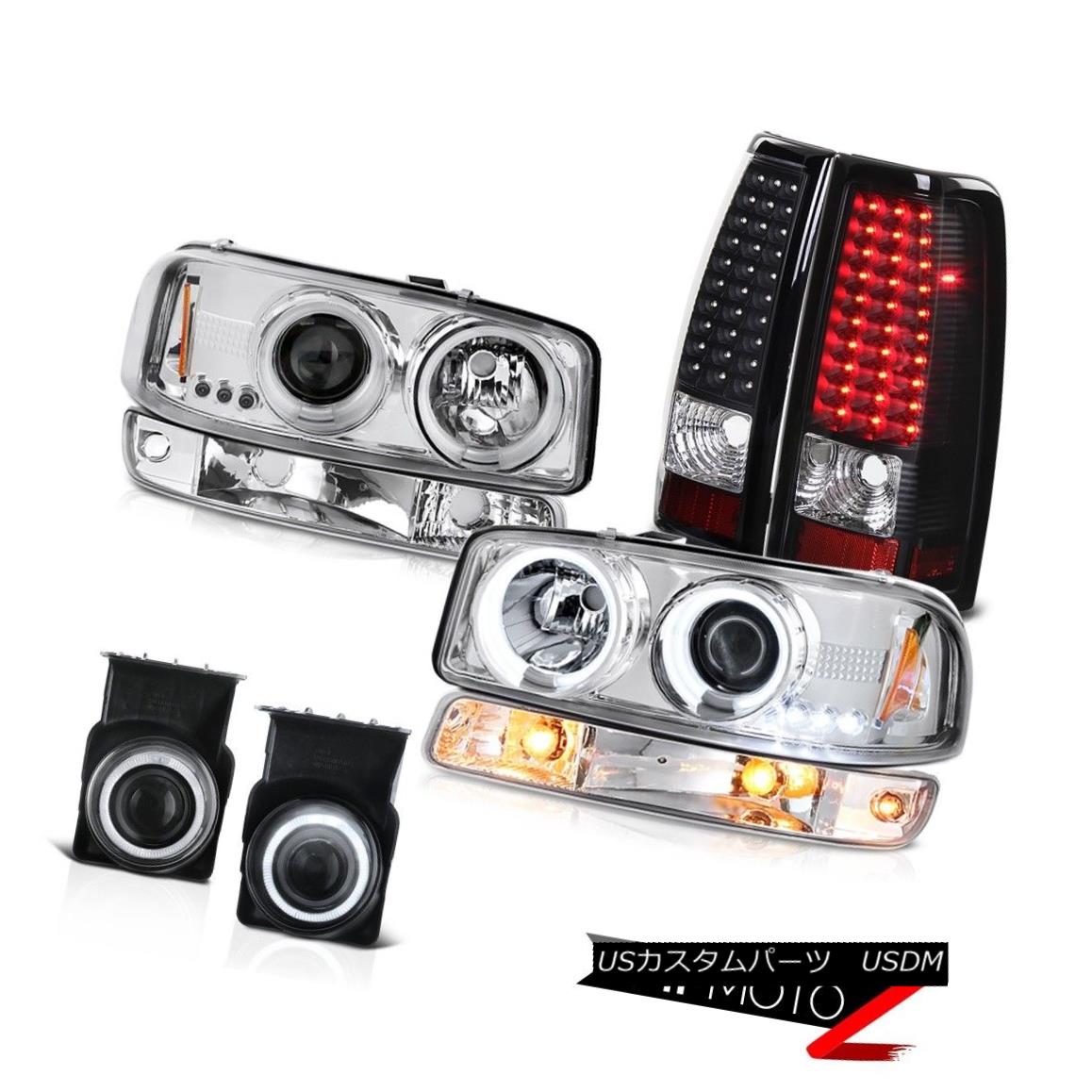 テールライト 2003-2006 Sierra SLT Fog lights tail parking lamp ccfl Headlamps LED Dual Halo 2003-2006シエラSLTフォグライトテールパーキングランプccflヘッドランプLEDデュアルヘイロー 【並行輸入品】 73,689円