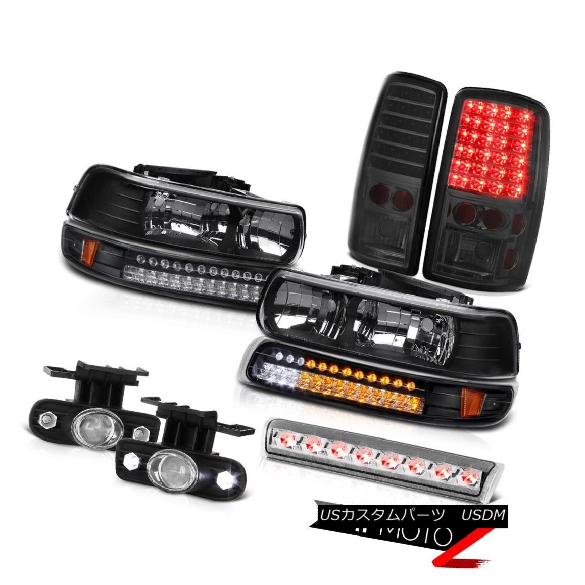 テールライト 2000-2006 Tahoe LS 3rd brake light fog lights smokey tail turn signal Headlights 2000-2006タホLS第3ブレーキライトフォグライトスモーテールターンシグナルヘッドライト 【並行輸入品】