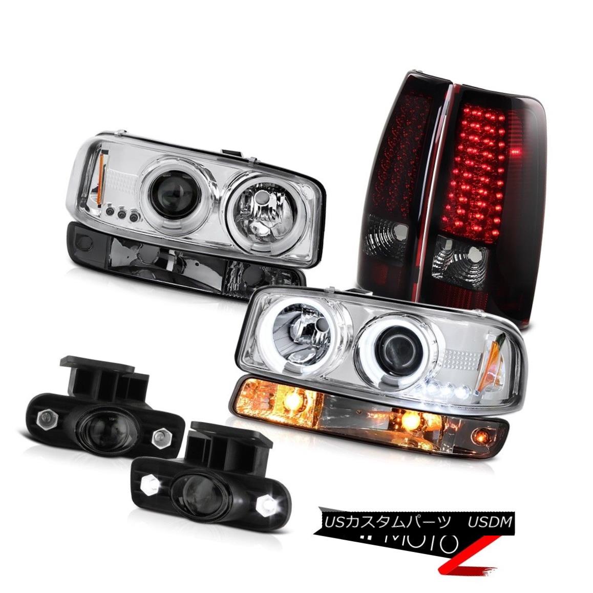 テールライト 99-02 Sierra SLE Foglamps smd taillights parking lamp euro clear ccfl headlamps 99-02シエラSLEフォグランプsmdテールランプパーキングランプeuroclear ccflヘッドライト 【並行輸入品】