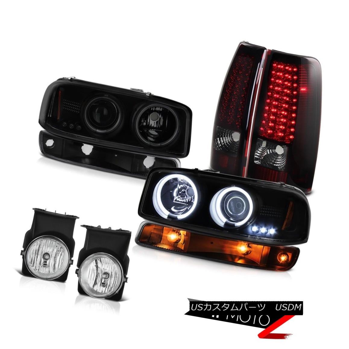 テールライト 03-06 Sierra 1500 Euro chrome fog lights led tail bumper light ccfl Headlights 03-06シエラ1500ユーロクロームフォグライトテールバンパーライトccflヘッドライト 【並行輸入品】