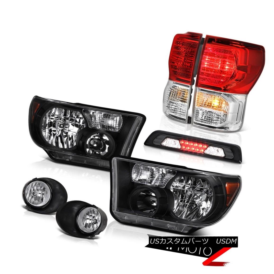 テールライト 07-13 Toyota Tundra Limited Headlamps Fog Lamps Smoked 3RD Brake Light Tail LED 07-13トヨタ・トンドラリミテッドヘッドランプフォグランプスモーク3RDブレーキライトテールLED 【並行輸入品】 73,689円