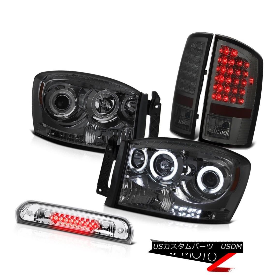 テールライト Projector Halo Headlight Signal Tail Light High Stop LED Chrome 2007 2008 Ram V6 プロジェクターHaloヘッドライトシグナルテールライトハイストップLED Chrome 2007 2008 Ram V6 【並行輸入品】