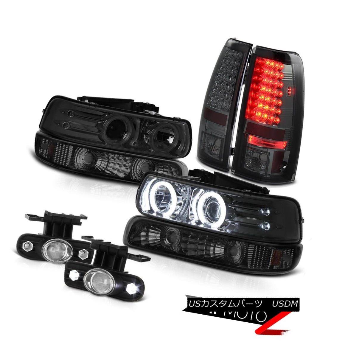 テールライト LED Brake Tail Light CCFL Angel Eye Projector Headlights Foglamp 99-02 Silverado LEDブレーキテールライトCCFLエンジェルアイプロジェクターヘッドライトFoglamp 99-02 Silverado 【並行輸入品】