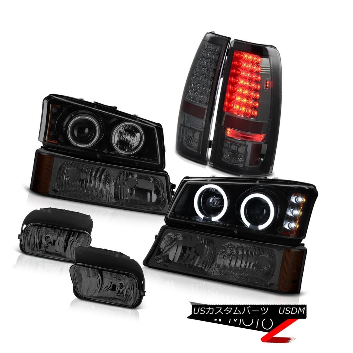 テールライト CCFL Halo Headlight Headlamps Tint LED Tail Lights Foglight 03-06 Silverado 1500 CCFL Haloヘッドライトヘッドランプ色合いテールライトテールライトFoglight 03-06 Silverado 1500 【並行輸入品】|カスタムパーツ WORLD倉庫