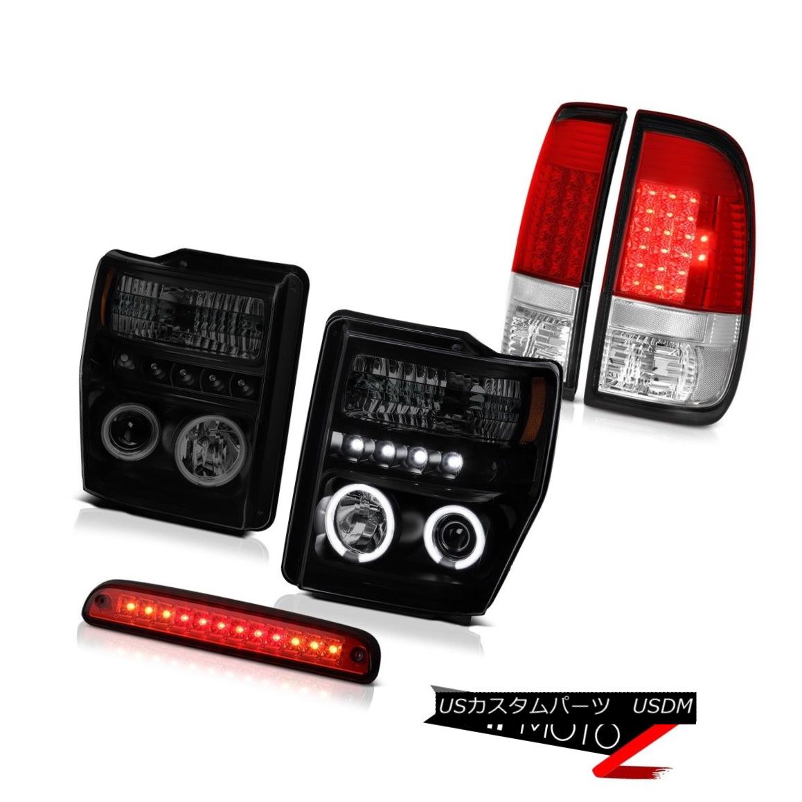テールライト 2008-2010 Ford F450 BEST QUALITY C.C.F.L ANGEL EYE Headlights LED Taillights Red 2008-2010 Ford F450最高品質C.C.F.L ANGEL EYEヘッドライトLED葉っぱ 【並行輸入品】