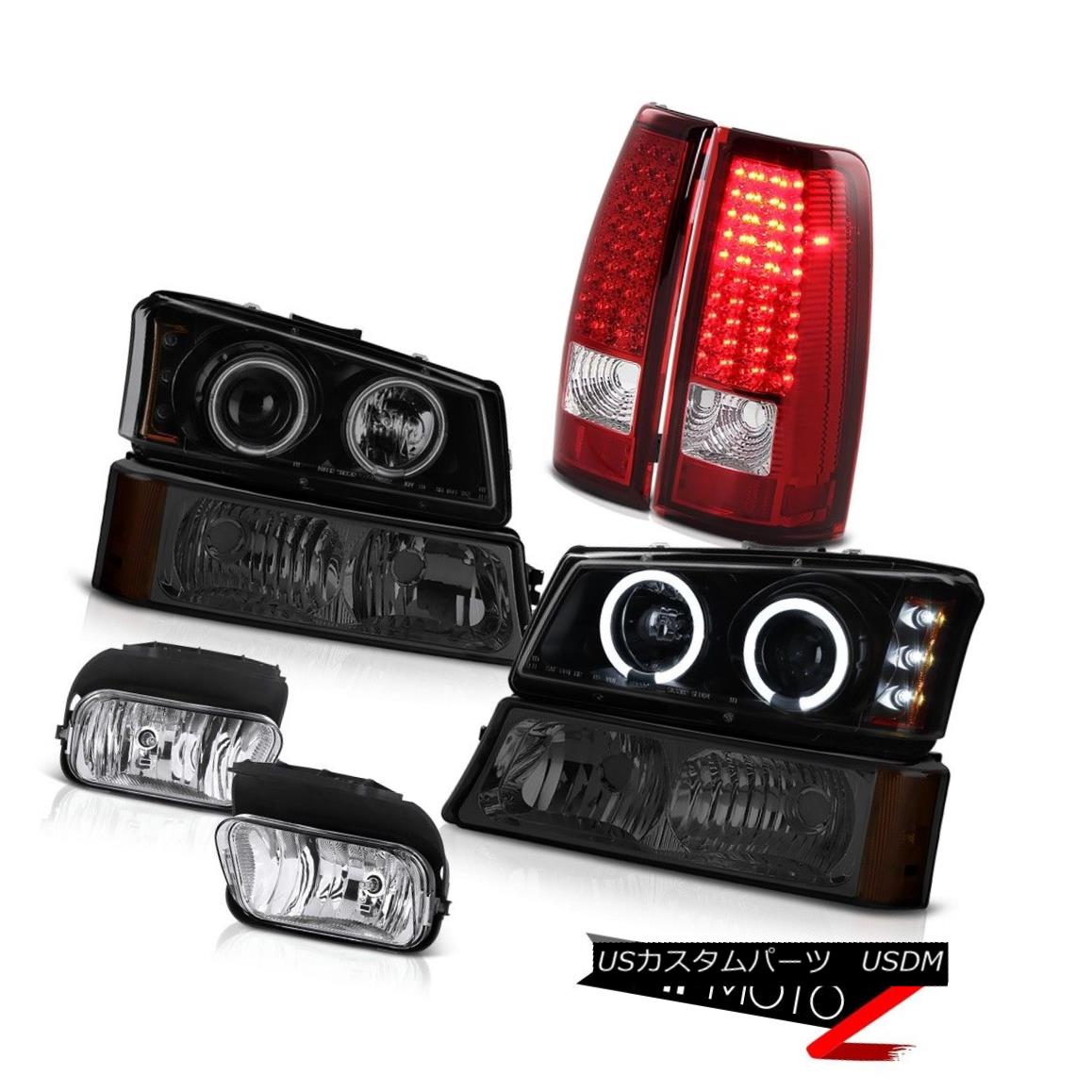 テールライト 04 05 06 Silverado BRIGHTEST Halo Headlights Smoke Signal Tail Lights Foglight 04 05 06シルバラードヘイローヘッドライトスモークシグナルテールライトフォグライト 【並行輸入品】|カスタムパーツ WORLD倉庫