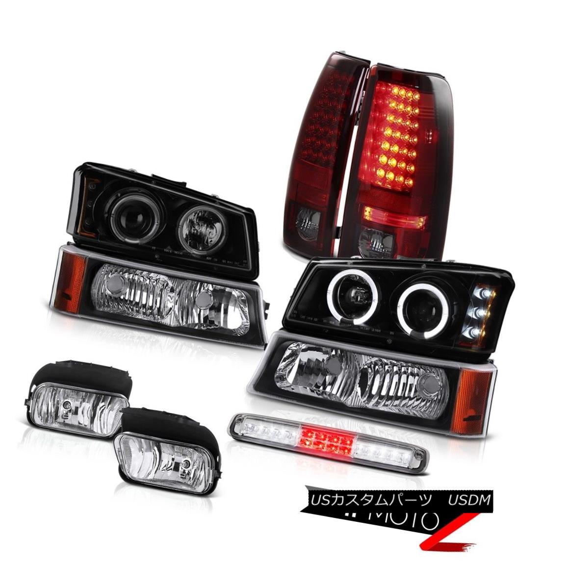 テールライト 2003-2006 Silverado Foglights Black Bumper Lamp Third Brake Headlamps Tail Lamps 2003-2006 Silverado Foglightsブラックバンパーランプ第3ブレーキランプヘッドランプテールランプ 【並行輸入品】|カスタムパーツ WORLD倉庫
