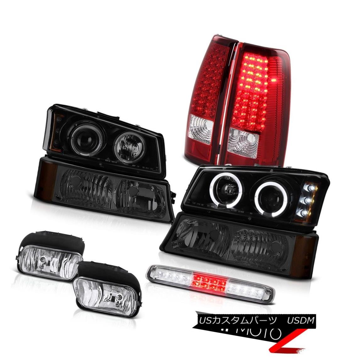 テールライト 03-06 Silverado Foglamps Parking Lamp Roof Cab Light Headlamps Red Brake Lights 03-06 Silverado FoglampsパーキングランプルーフキャブライトヘッドランプRed Brake Lights 【並行輸入品】