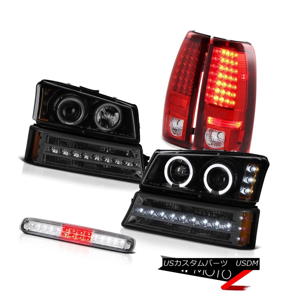 テールライト 03-06 Silverado Third Brake Lamp Dark Smoke Signal Headlamps Red Tail Lights 03-06 Silverado第3ブレーキランプダークスモークシグナルヘッドランプレッドテールライト 【並行輸入品】 75,444円