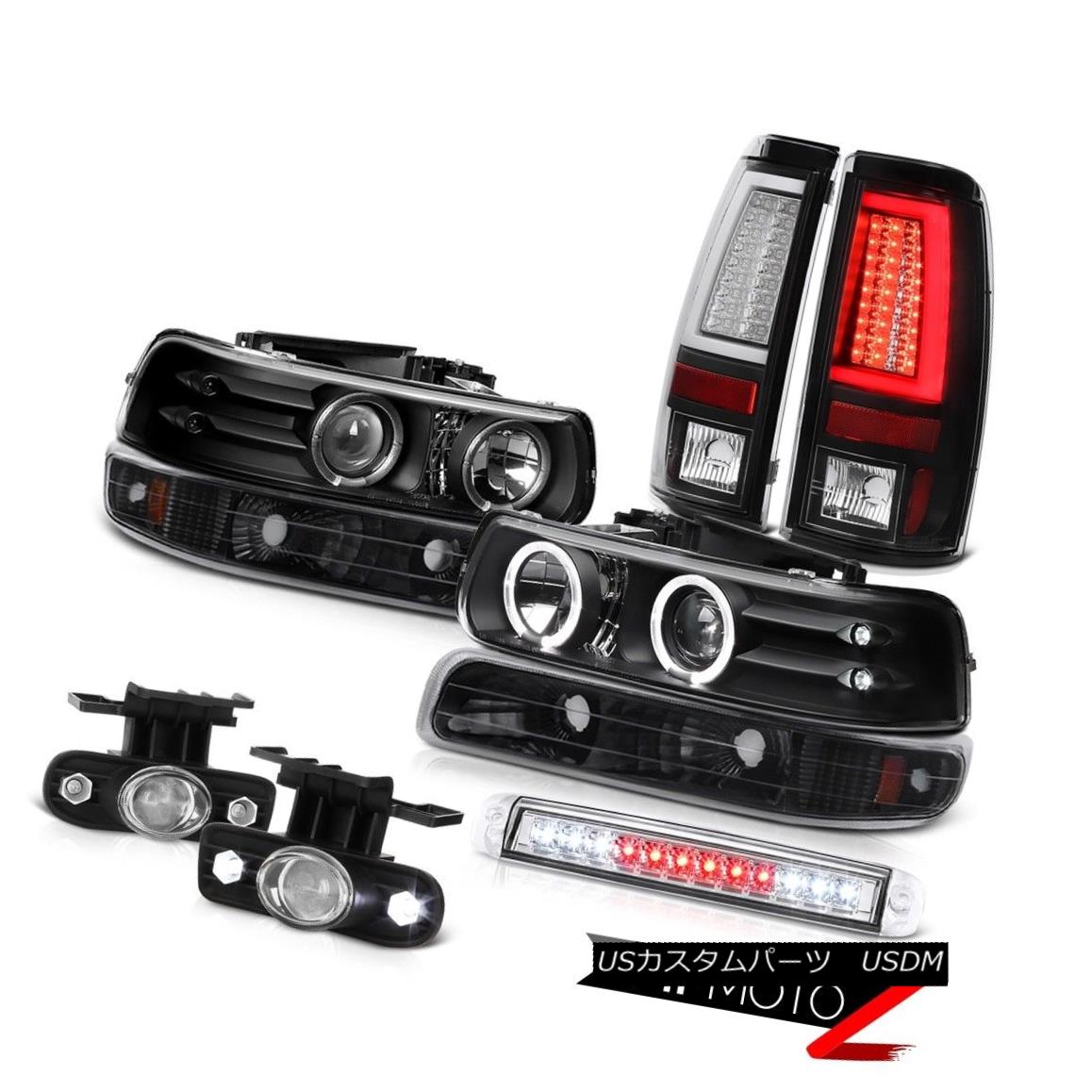 テールライト 99-02 Silverado 4WD Taillamps High Stop Light Fog Lights Parking Lamp Headlamps 99-02 Silverado 4WD Taillampsハイストップライトフォグライトパーキングランプヘッドランプ 【並行輸入品】