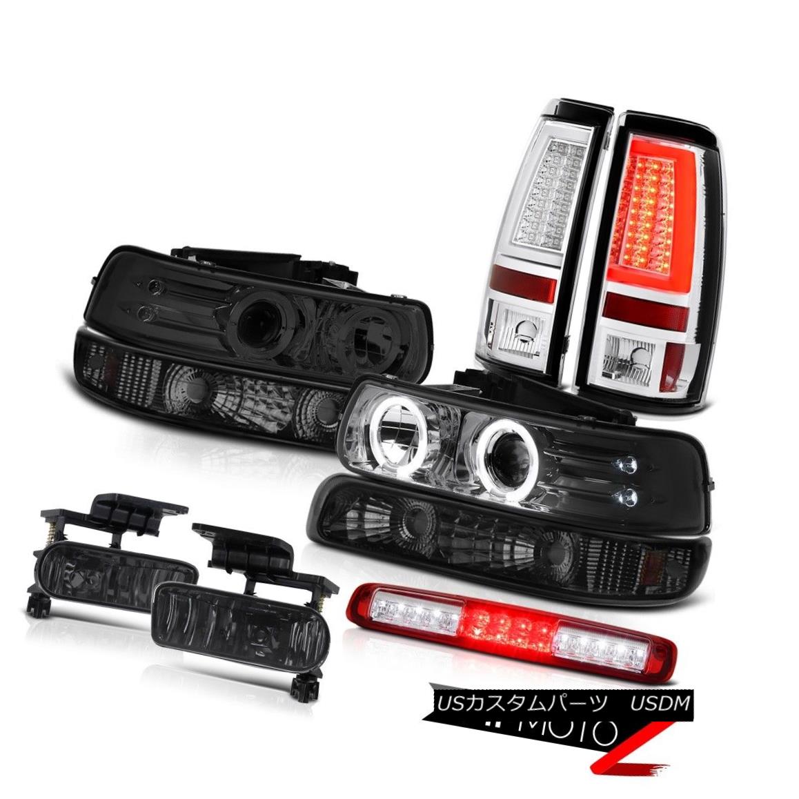 テールライト 99-02 Silverado LT Taillamps Bumper Lamp Headlamps Roof Cab Foglights Halo Ring 99-02 Silverado LT TaillampsバンパーランプヘッドランプルーフキャブフォギーライトHalo Ring 【並行輸入品】
