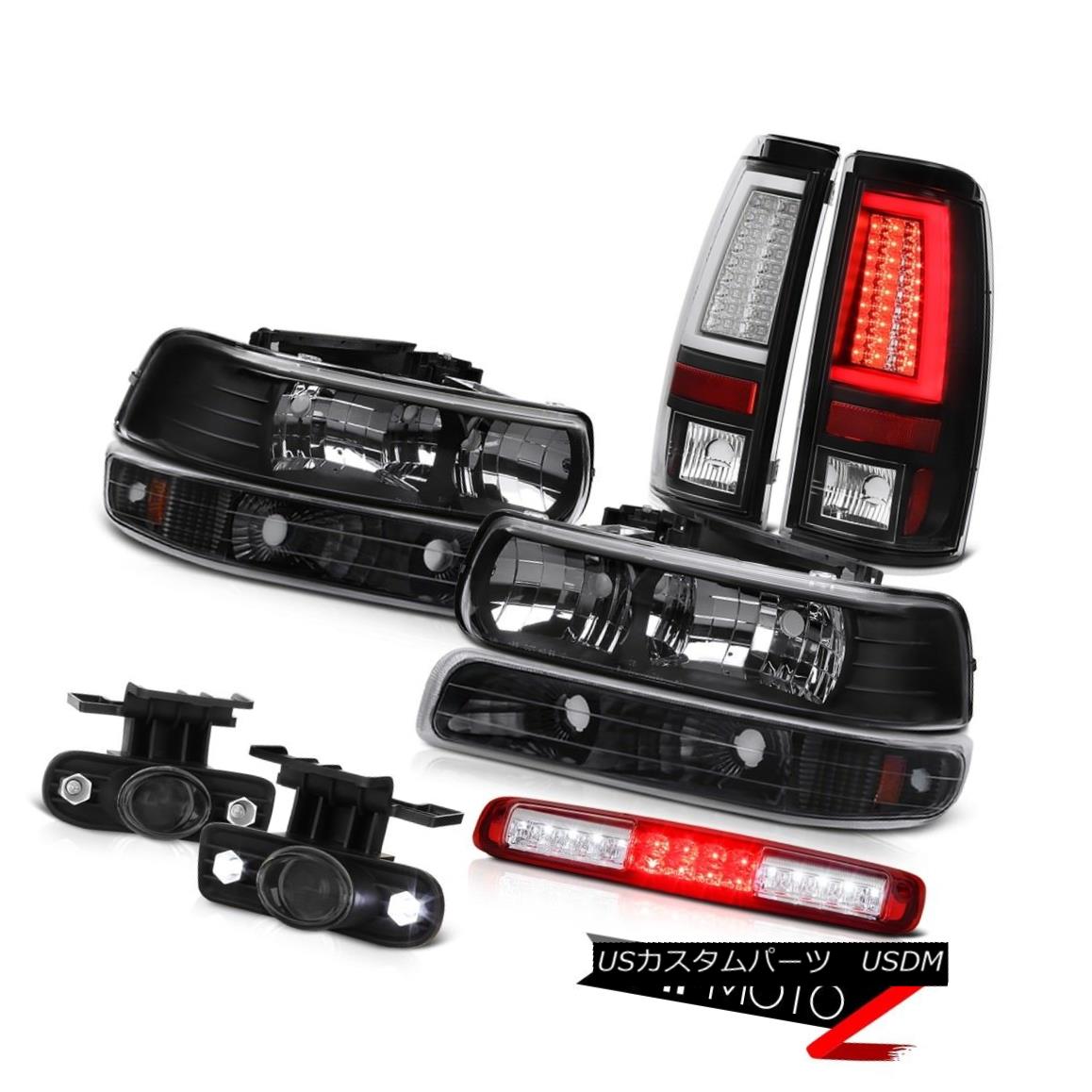 テールライト 1999-2002 Silverado 6.0L Taillamps High Stop Lamp Foglamps Bumper Headlights LED 1999-2002 Silverado 6.0L TaillampsハイストップランプフォグランプバンパーヘッドライトLED 【並行輸入品】