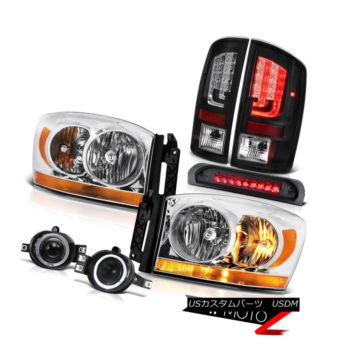 テールライト 07 09 Dodge Ram 2500 3500 5 7l Taillamps Headlights Foglights Roof Cab Light Led 07 09ダッジラム2500 3500 5 7lタイルランプヘッドライトフォグライトルーフキャブライトled Abonkala Com