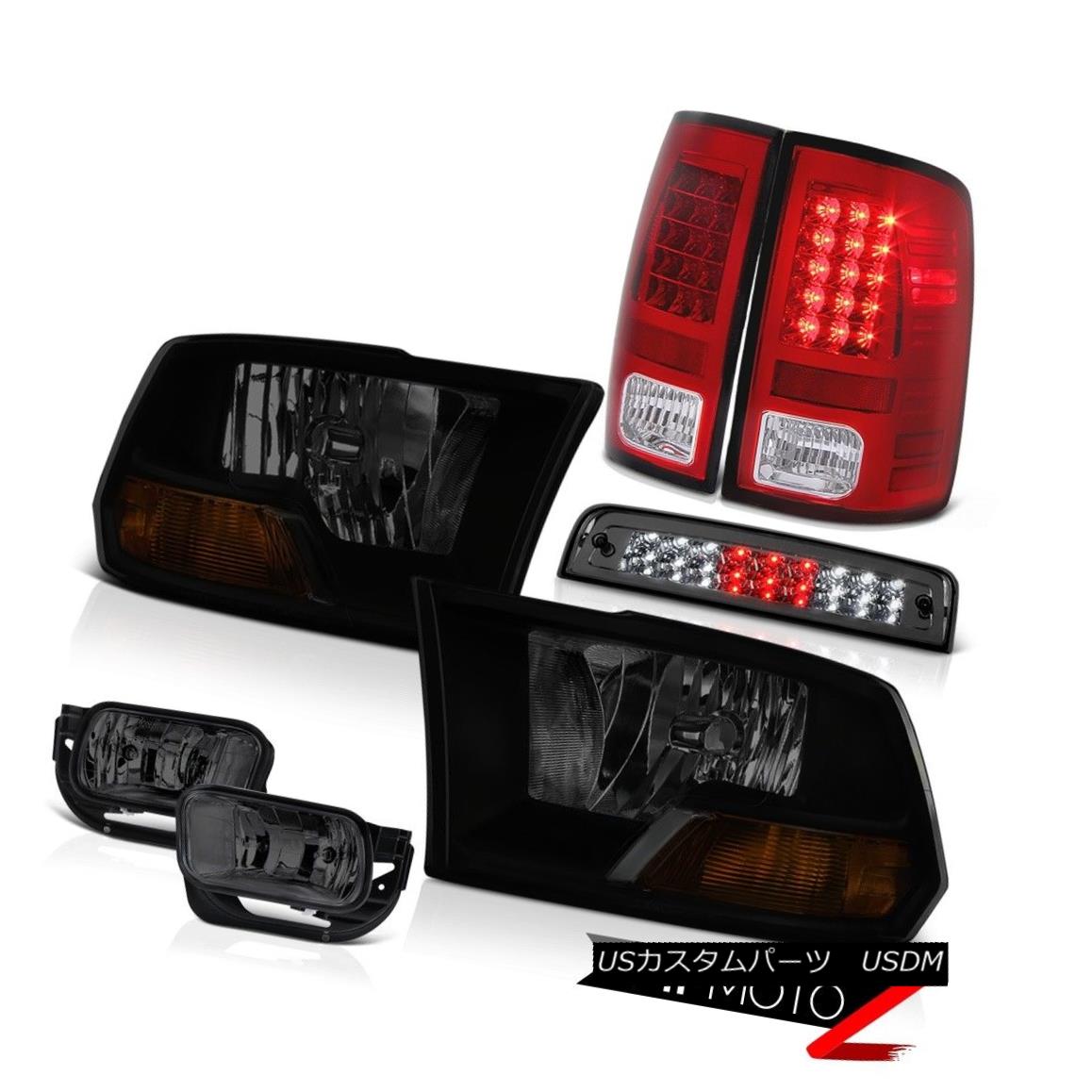 テールライト 09-13 Dodge Ram 1500 Laramie Foglights Third Brake Light Taillamps Headlights 09-13 Dodge Ram 1500 Laramie Foglights第3ブレーキライトタイヤランプヘッドライト 【並行輸入品】