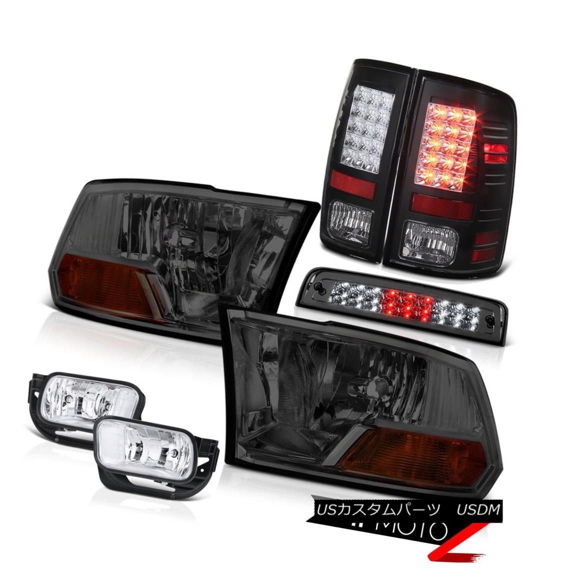 テールライト 2010-2018 Dodge Ram 3500 6.4L Fog Lamps Smokey Roof Brake Lamp Tail Headlights 2010-2018 Dodge Ram 3500 6.4Lフォグランプスモーキールーフブレーキランプテールヘッドライト 【並行輸入品】