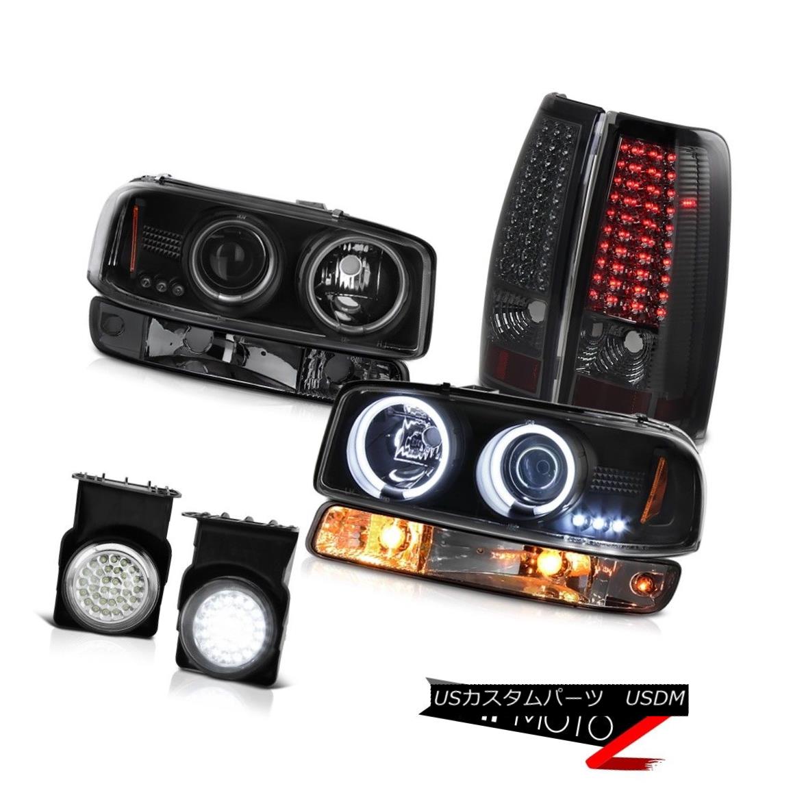 テールライト 03-06 Sierra SLT Fog lamps tail signal light infinity black ccfl Headlights DRL 03-06 Sierra SLTフォグランプテールシグナルライトインフィニティブラックccflヘッドライトDRL 【並行輸入品】|カスタムパーツ WORLD倉庫