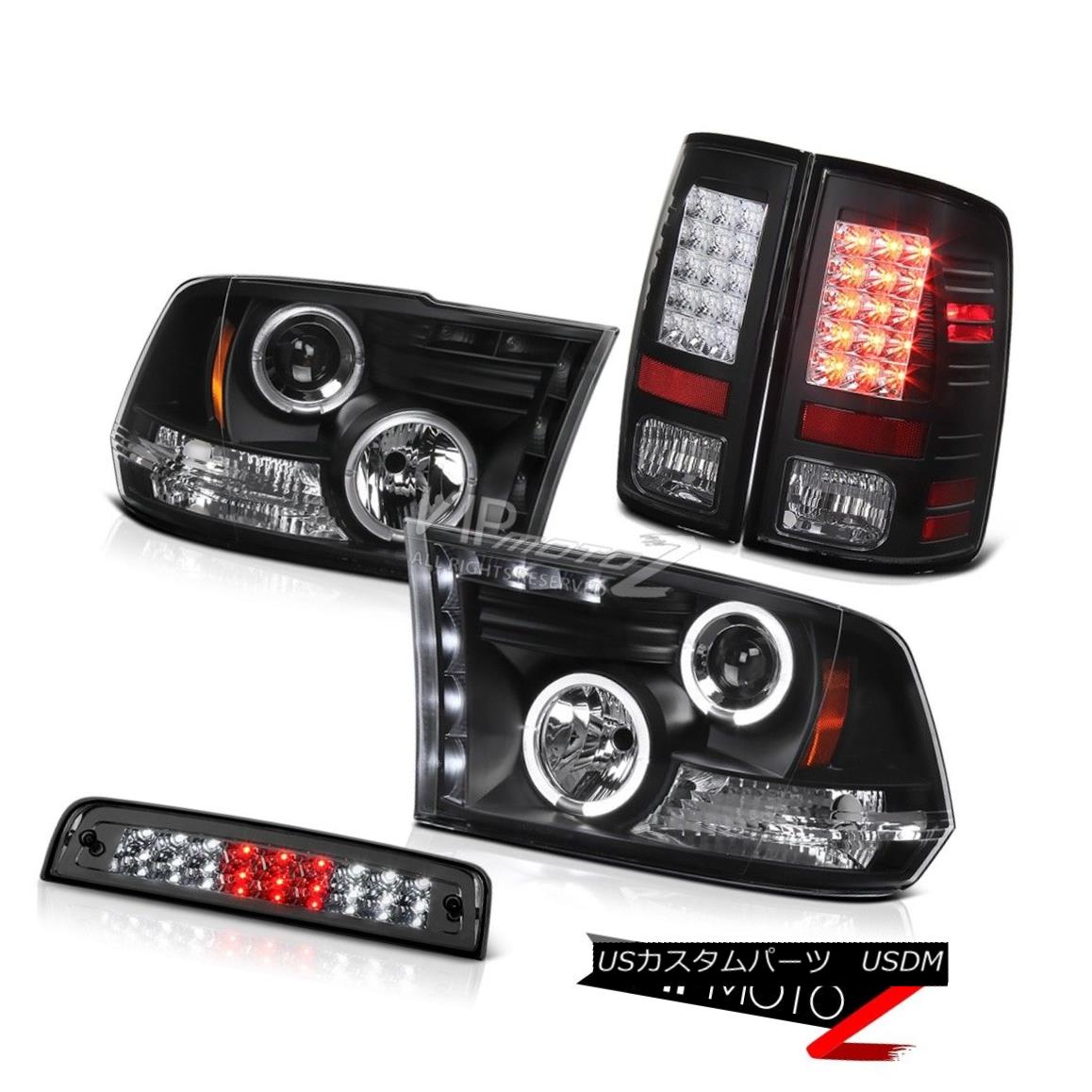テールライト 2010-2018 Dodge Ram 1500 5.7L Smoked Third Brake Light Tail Lamps Headlights LED 2010-2018ダッジラム1500 5.7LスモークサードブレーキライトテールランプヘッドライトLED 【並行輸入品】|カスタムパーツ WORLD倉庫