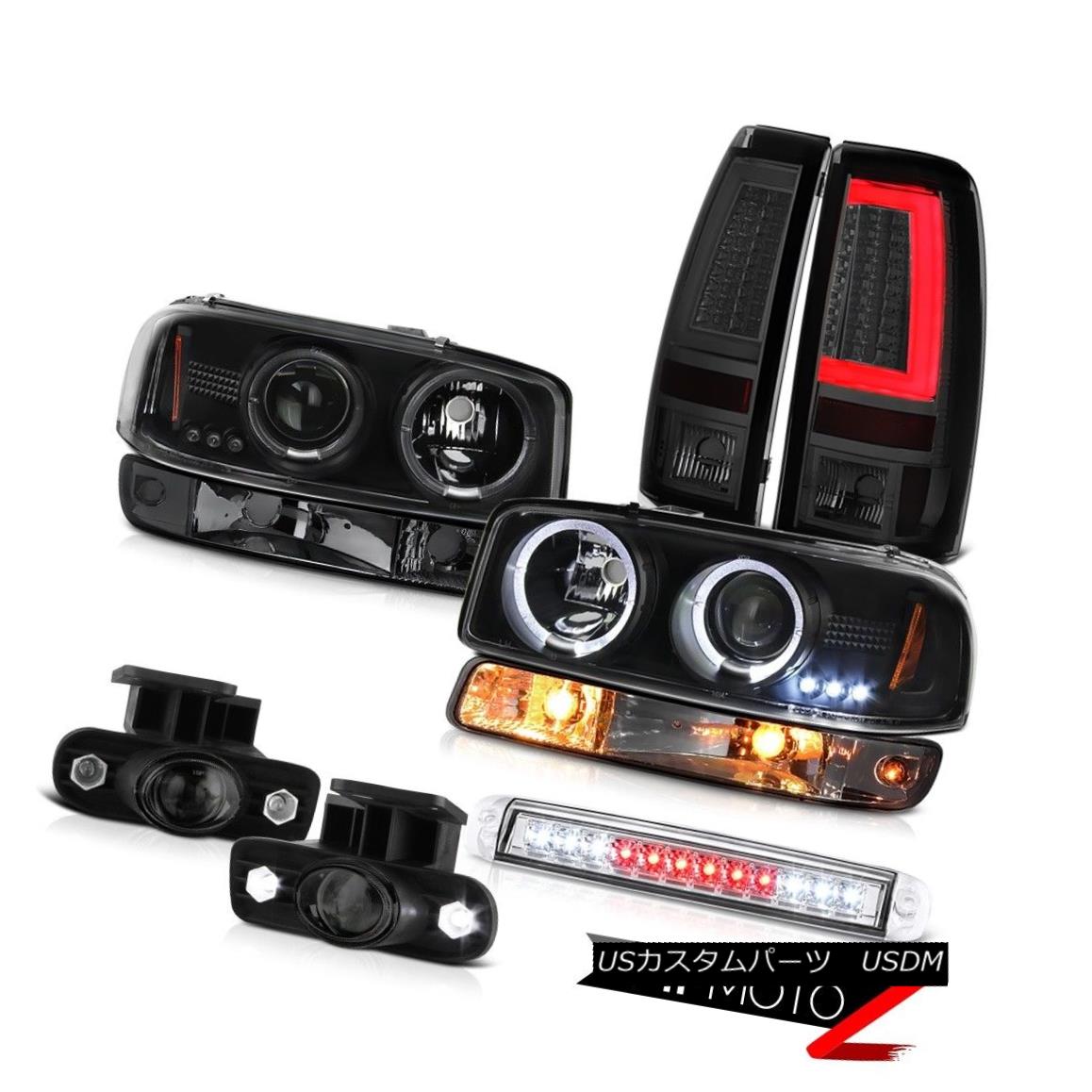 テールライト 1999-2002 Sierra 6.0L Tail Lamps 3RD Brake Lamp Signal Foglamps Headlights LED 1999-2002 Sierra 6.0Lテールランプ3RDブレーキランプ信号フォグランプヘッドライトLED 【並行輸入品】