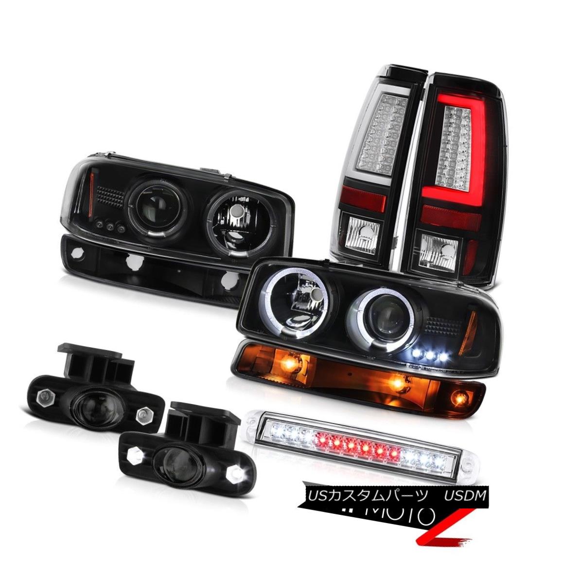 テールライト 99-02 Sierra SLE Tail Lamps Roof Cab Light Turn Signal Foglamps Headlamps LED 99-02 Sierra SLEテールランプルーフキャブライトターンシグナルフォグランプヘッドランプLED 【並行輸入品】