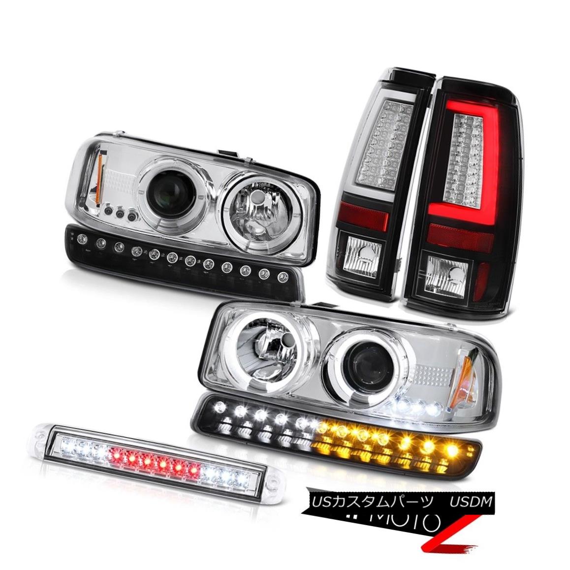 テールライト 99-06 Sierra 4.3L Tail Lamps Third Brake Lamp Signal Light Headlamps Tron Tube 99-06シエラ4.3Lテールランプ第3ブレーキランプシグナルライトヘッドランプトロンチューブ 【並行輸入品】|カスタムパーツ WORLD倉庫