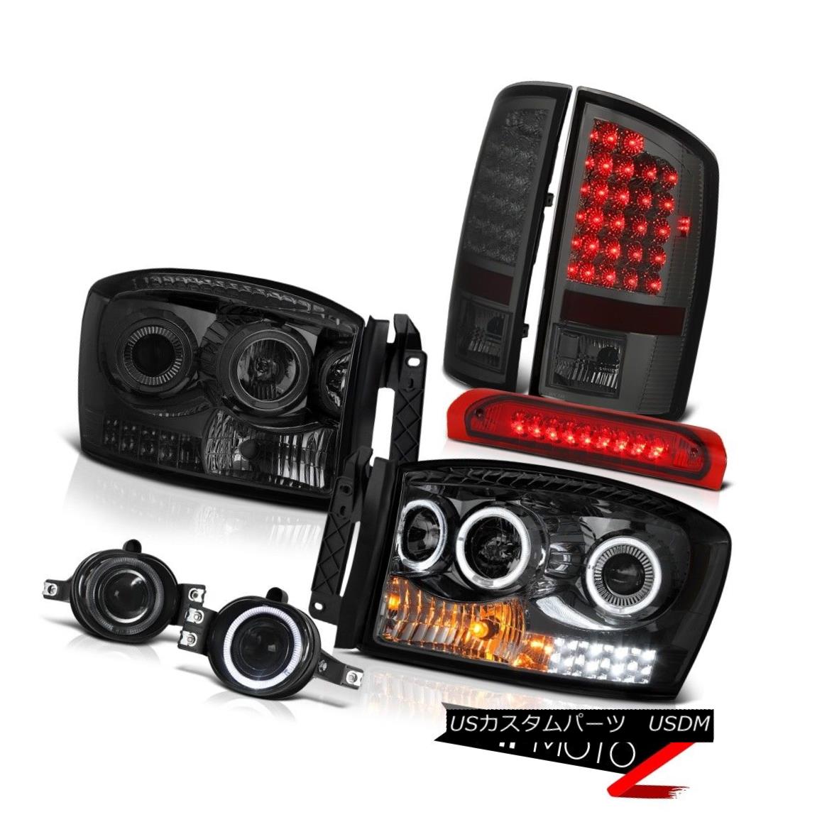 テールライト 07-08 Ram 1500 2500 3500 5.9L Headlamps Foglights Roof Cab Light Taillights LED 07-08ラム1500 2500 3500 5.9LヘッドランプフォグライトルーフキャブライトテールランプLED 【並行輸入品】｜カスタムパーツ WORLD倉庫