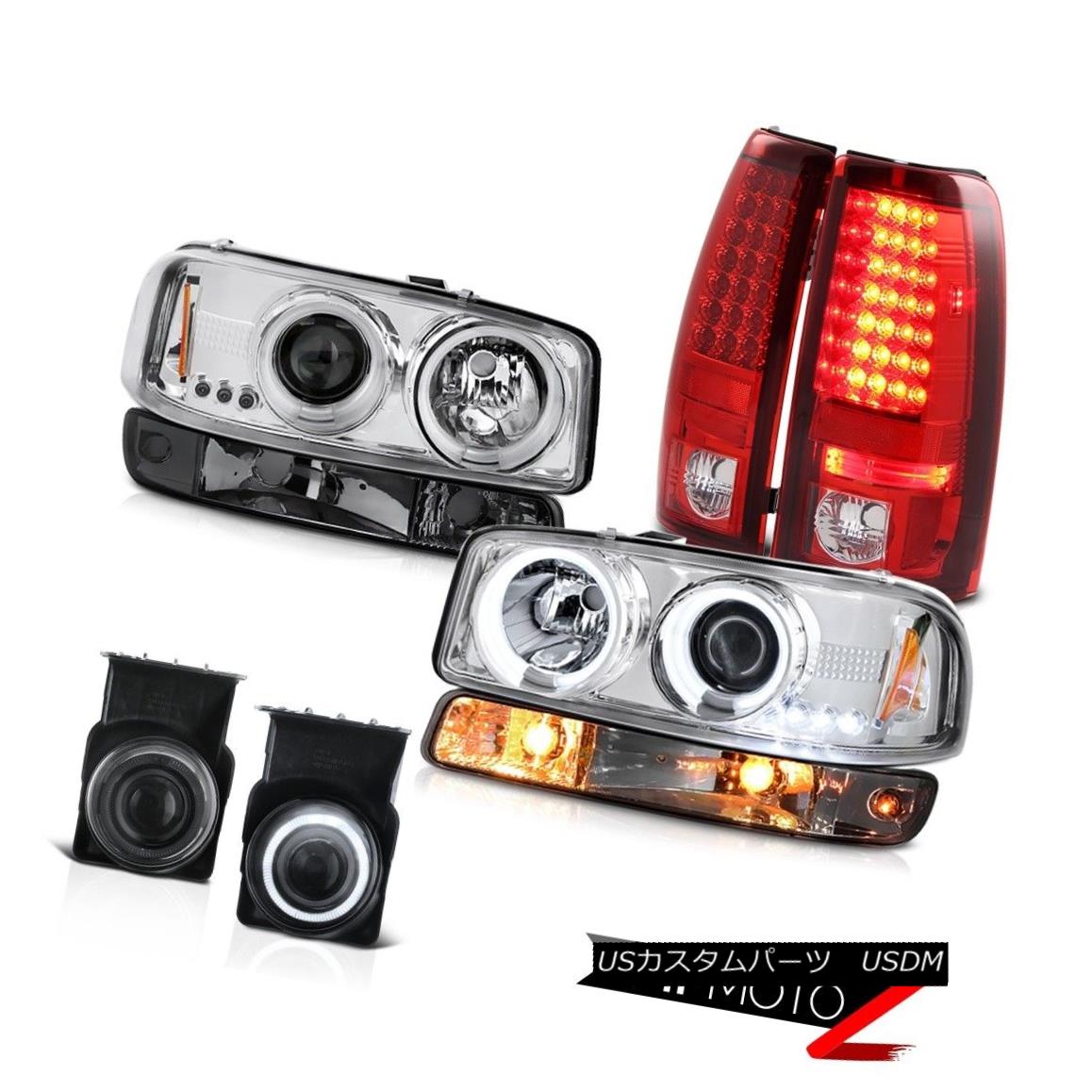 テールライト 03 04 05 06 Sierra 6.0L Fog lights tail lamps parking light ccfl headlamps LED 03 04 05 06 Sierra 6.0LフォグライトテールランプパーキングライトccflヘッドライトLED 【並行輸入品】