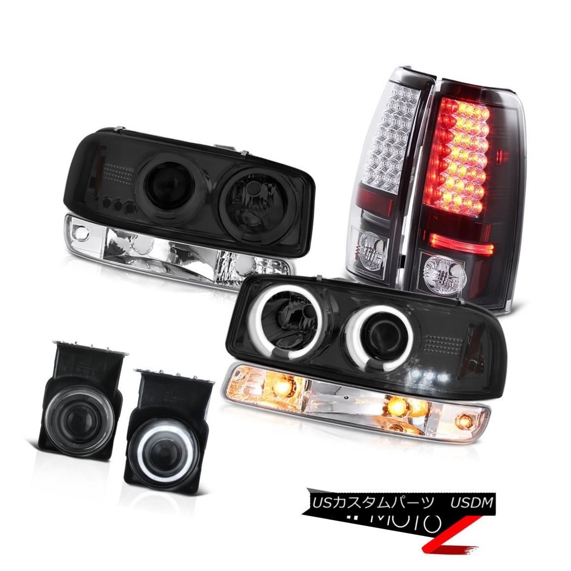 テールライト 03-06 Sierra C3 Dark smoke foglamps tail brake lamps bumper lamp ccfl headlights 03-06シエラC3ダークスモークフォグランプテールブレーキランプバンパーランプccflヘッドライト 【並行輸入品】