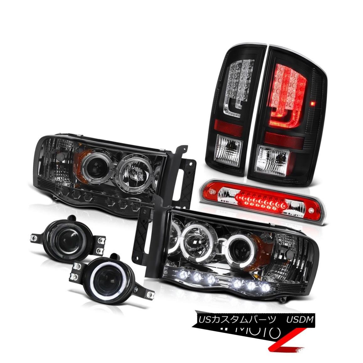 テールライト 02-05 Ram 1500 2500 3500 5.9L Taillights Headlights Foglights Red 3RD Brake Lamp 02-05 Ram 1500 2500 3500 5.9L曇りヘッドライトフォグライト赤3RDブレーキランプ 【並行輸入品】