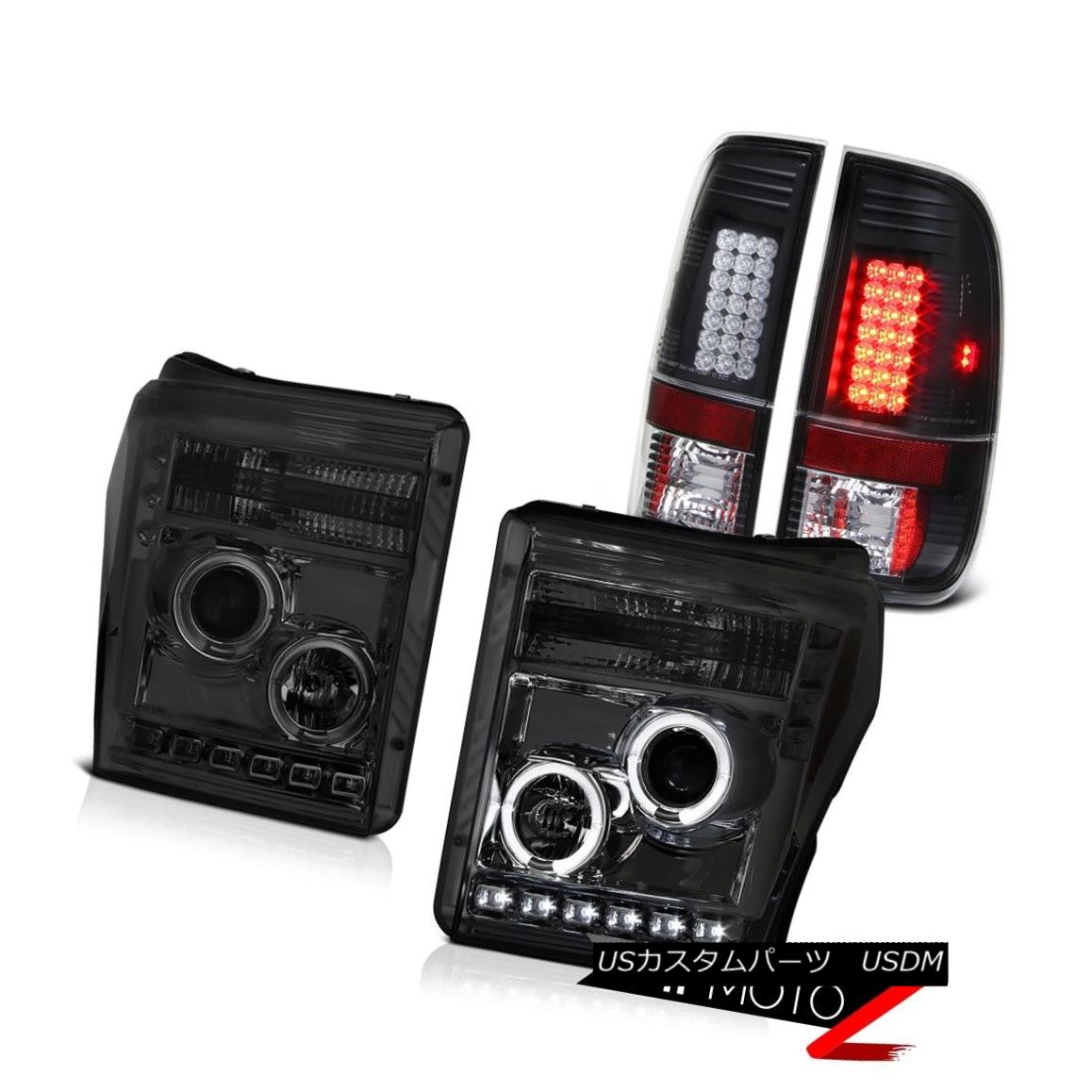 スペシャルオファ ライト ランプ Ring Halo Ravenブラックパーキングブレーキライトヘッドライトsmd Ranch King F350 11 16 Ring Halo Smd Headlights Lights Brake Parking Black Raven Ranch King F350 11 16 テールライト Zambettis Com