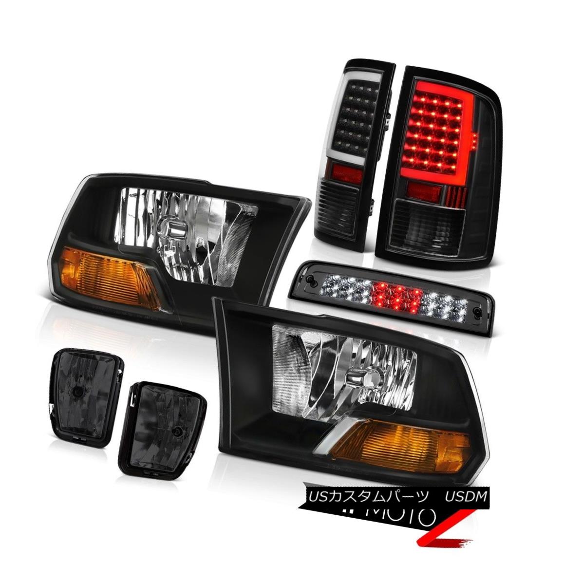 テールライト 13-18 Dodge RAM 1500 Tail Lamps Driving Brake Lights Factory Style Head Light 13-18ダッジRAM 1500テールランプブレーキングライト工場スタイルヘッドライト 【並行輸入品】