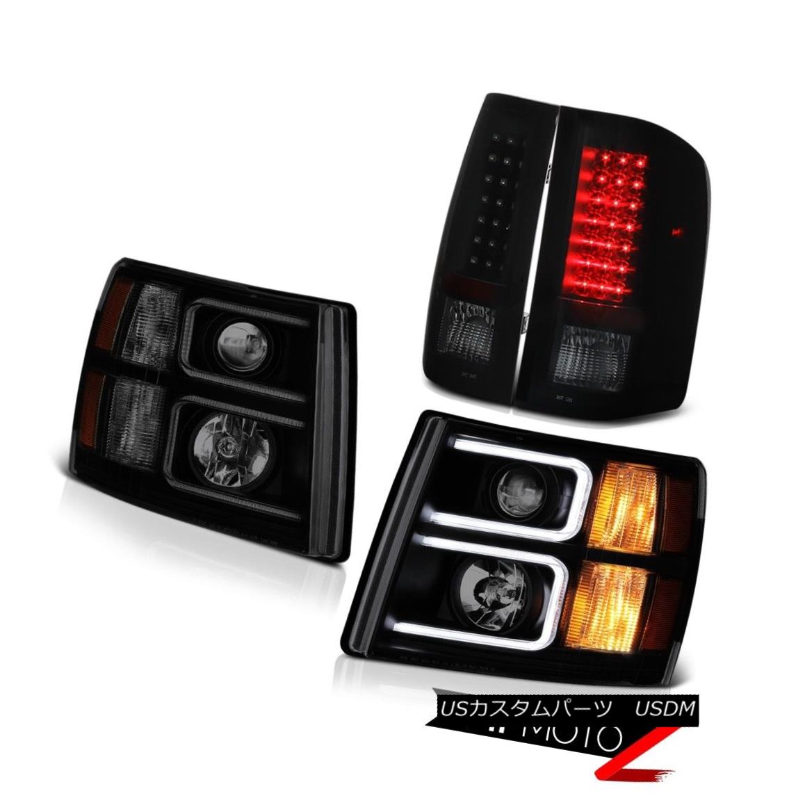 テールライト 07-13 Silverado LT Projector Headlights Tail Brake Lights Tron Style SMD Newest 07-13 Silverado LTプロジェクターヘッドライトテールブレーキライトTronスタイルSMD最新 【並行輸入品】