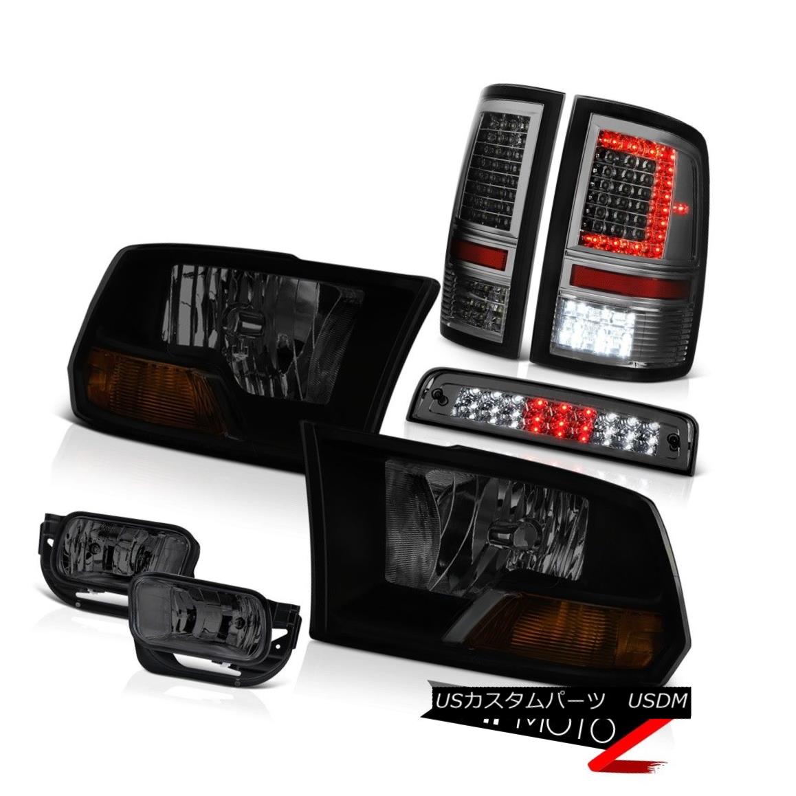 テールライト 09-14 15-18 Dodge RAM 3500 LED Tail Light Fog Lamp Brake Factory Style Headlamp 09-14 15-18ダッジRAM 3500 LEDテールライトフォグランプブレーキ工場スタイルヘッドライト 【並行輸入品】