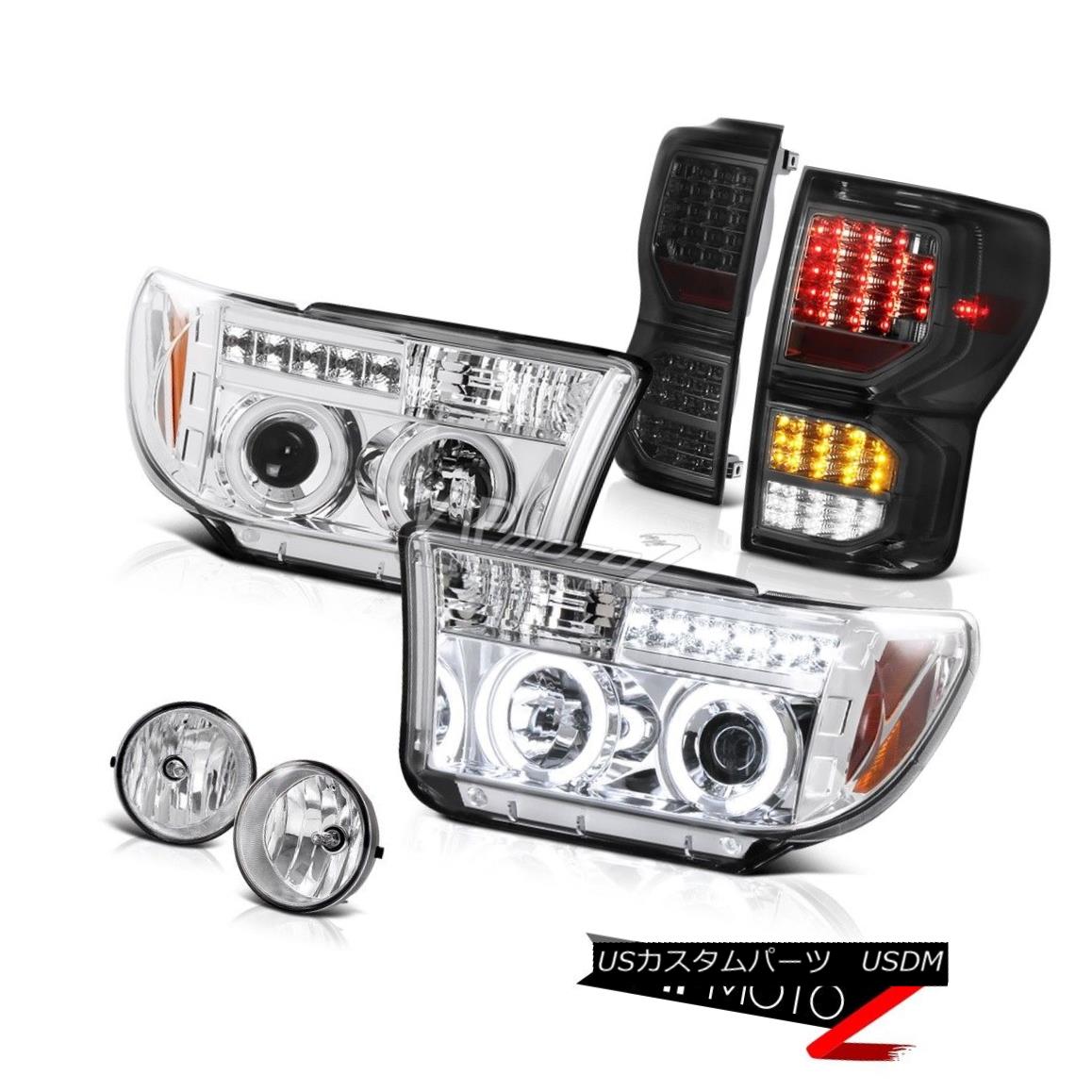テールライト 07-13 Toyota Tundra Limited Smokey Tail Lights Headlights Fog SMD "Brightest" 07-13 Toyota Tundra LimitedスモーキーテールライトヘッドライトフォグSMD "Brightest" 【並行輸入品】｜カスタムパーツ WORLD倉庫