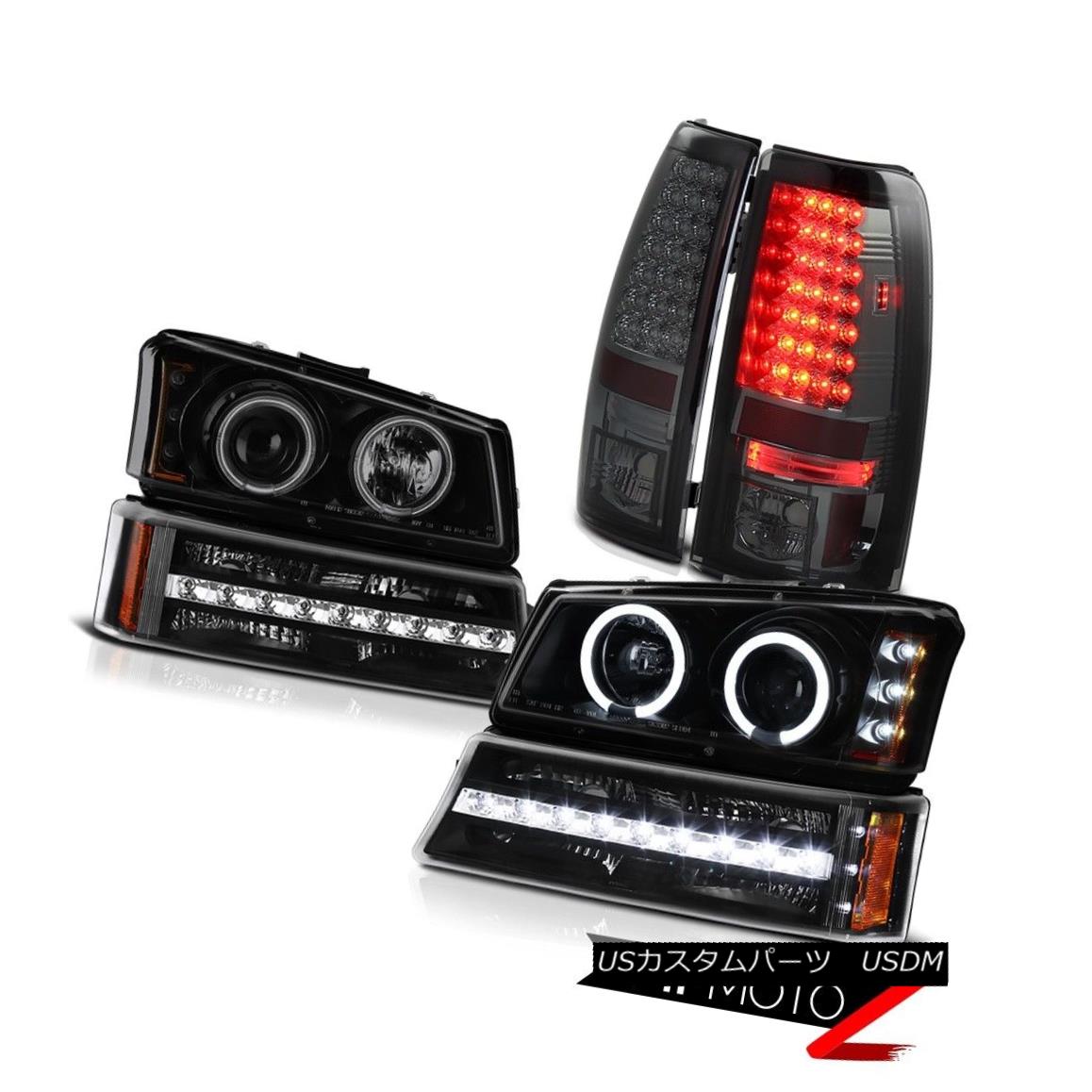 テールライト 03-06 Silverado 3500HD Smokey taillights turn signal headlamps \
