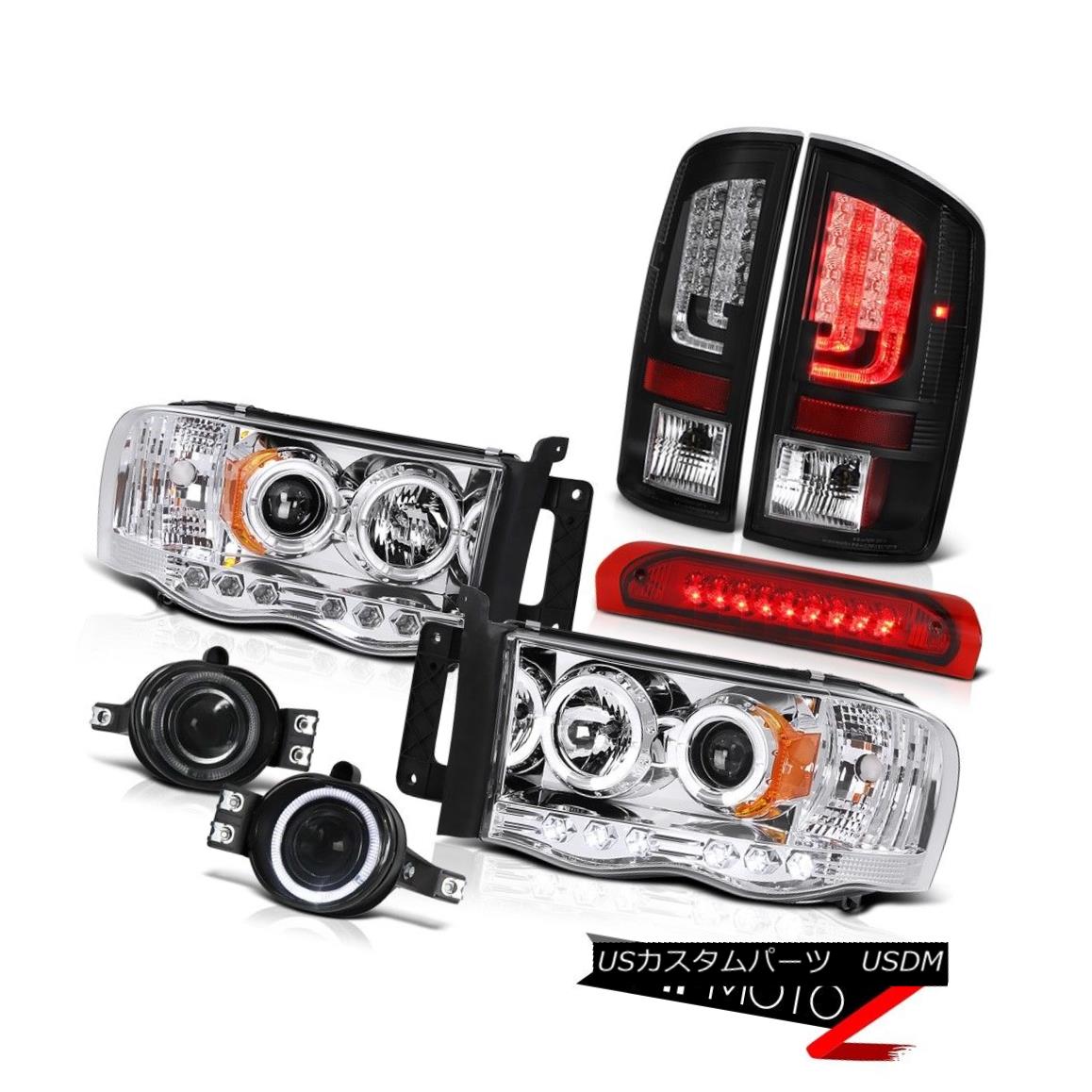 テールライト 2003-2005 Dodge Ram 1500 3.7L Taillights Headlamps Foglights Red Roof Cab Light 2003-2005ダッジラム1500 3.7Lターンライトヘッドランプフォギーライトレッドルーフキャブライト 【並行輸入品】
