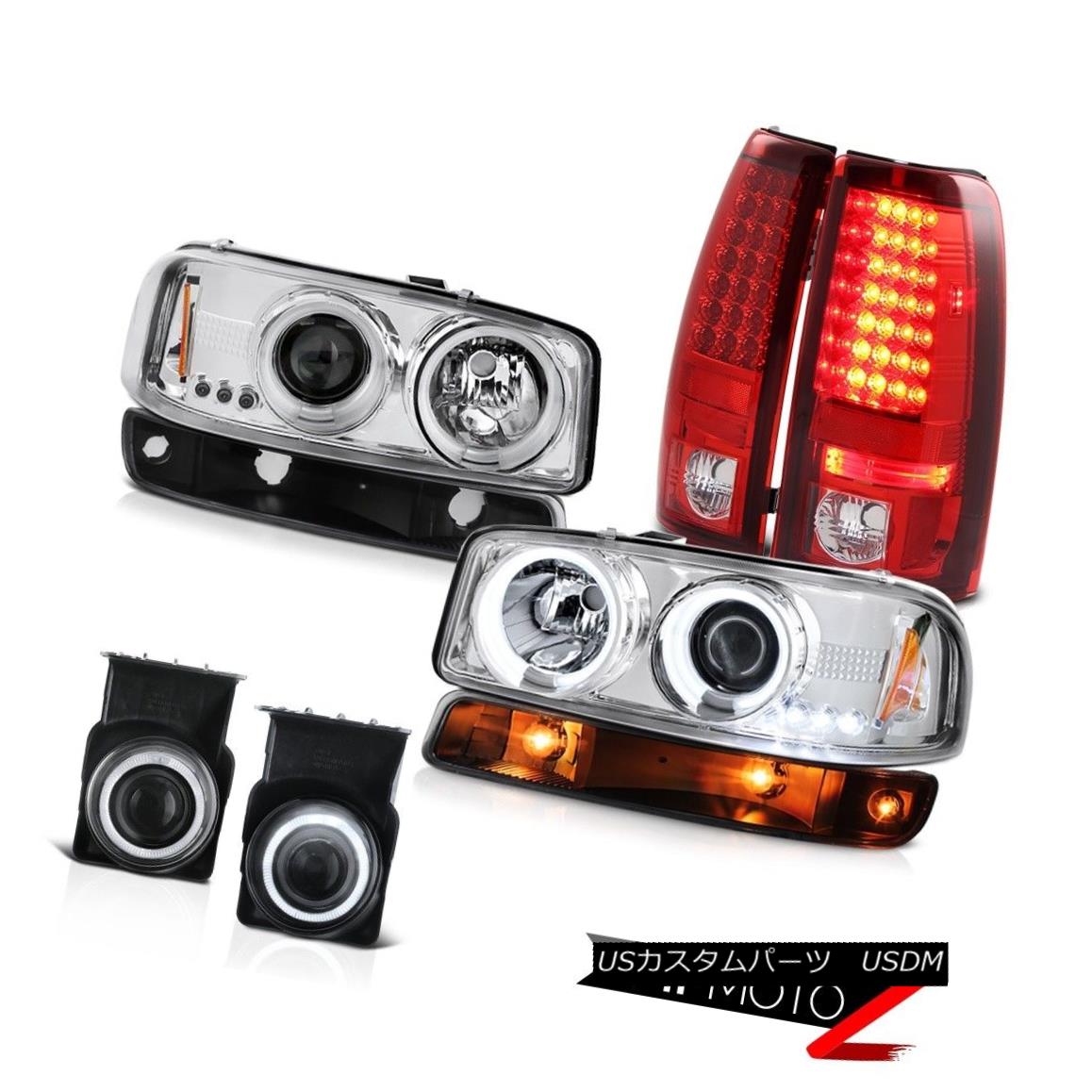 テールライト 03 04 05 06 Sierra C3 Foglamps red tail lights black signal lamp ccfl headlamps 03 04 05 06シエラC3フォグランプ赤い尾灯黒信号ccflヘッドランプ 【並行輸入品】