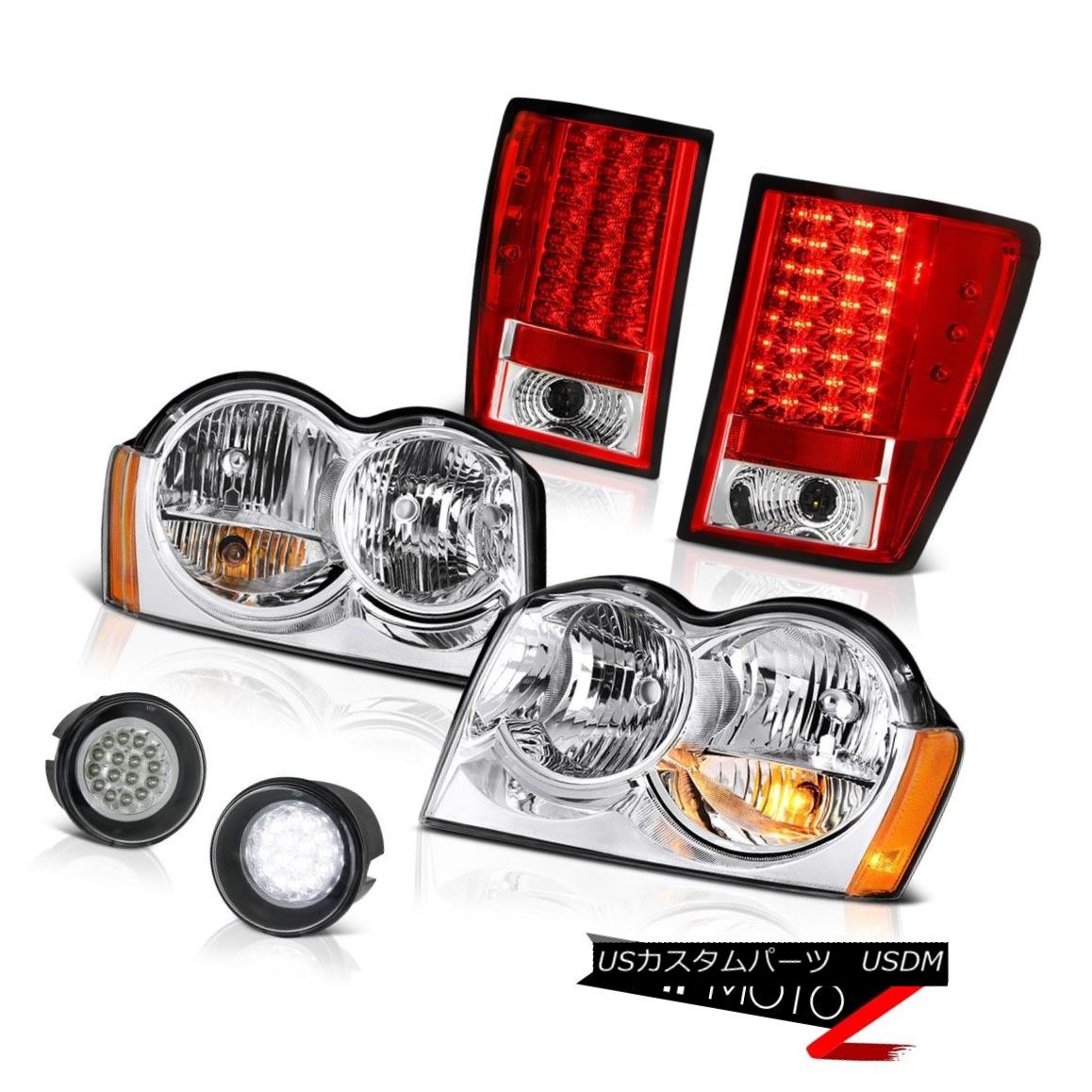 テールライト 2005-2006 Jeep Grand Cherokee Offroad Headlamps Fog Lamps Bloody Red Rear Brake 2005-2006ジープグランドチェロキーオフロードヘッドランプフォグランプブラッディレッドリアブレーキ 【並行輸入品】