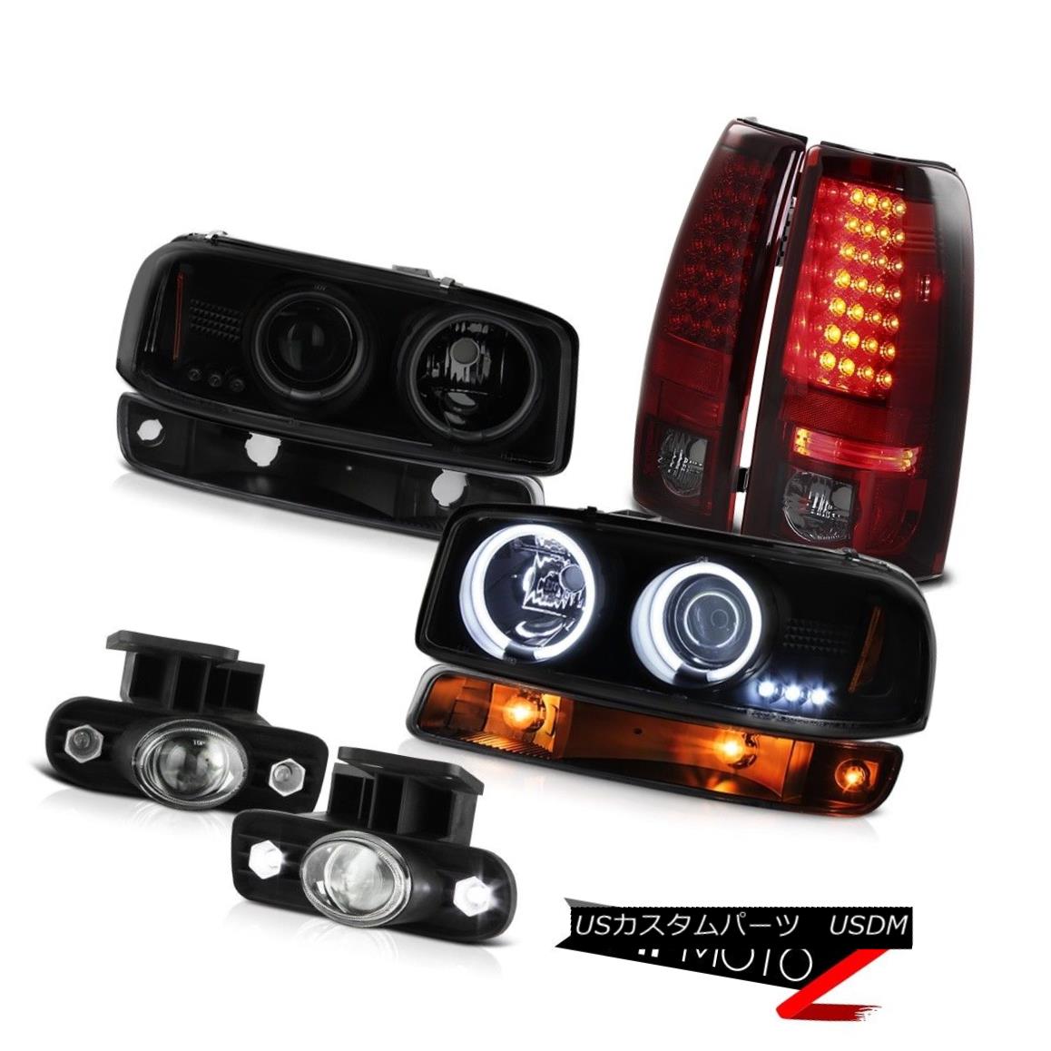 テールライト 1999-2002 Sierra C3 Fog lights led tail brake lamps bumper light ccfl headlights 1999-2002シエラC3フォグライトはテールブレーキランプバンパーライトccflヘッドライトを導いた 【並行輸入品】