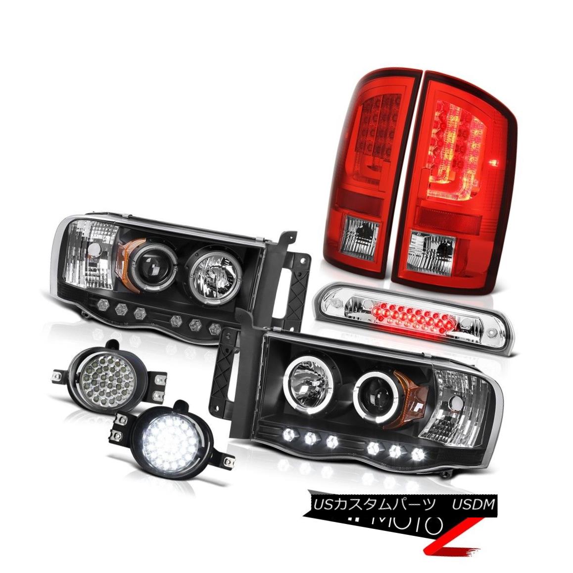 テールライト 02-05 Ram 1500 2500 3500 SLT Taillights Headlights Foglamps High STop Lamp Drl 02-05ラム1500 2500 3500 SLTターンライトヘッドライトフォグランプ高STopランプDrl 【並行輸入品】