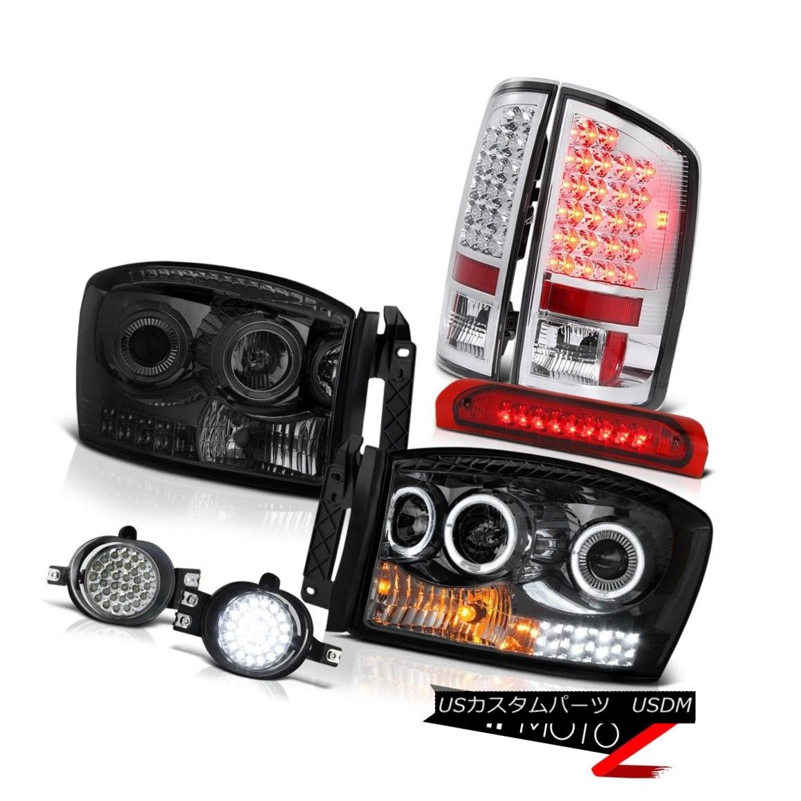 テールライト 2007-2008 Dodge Ram 1500 ST Headlights Foglights Roof Cargo Lamp Tail Lamps Drl 2007-2008 Dodge Ram 1500 STヘッドライトFoglights屋根貨物ランプテールランプDrl 【並行輸入品】
