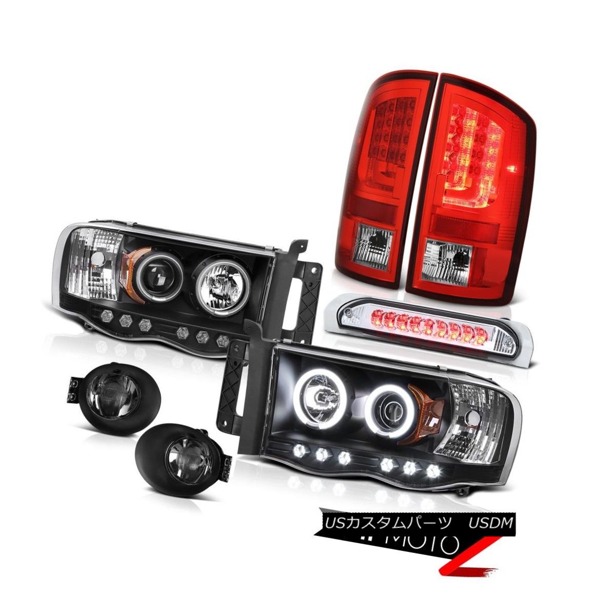 テールライト 2003-2005 Dodge Ram 1500 4.7L Red Taillights Fog Lights Headlamps Roof Cab Lamp 2003-2005ダッジラム1500 4.7L赤い灯台フォグライトヘッドランプルーフキャブランプ 【並行輸入品】