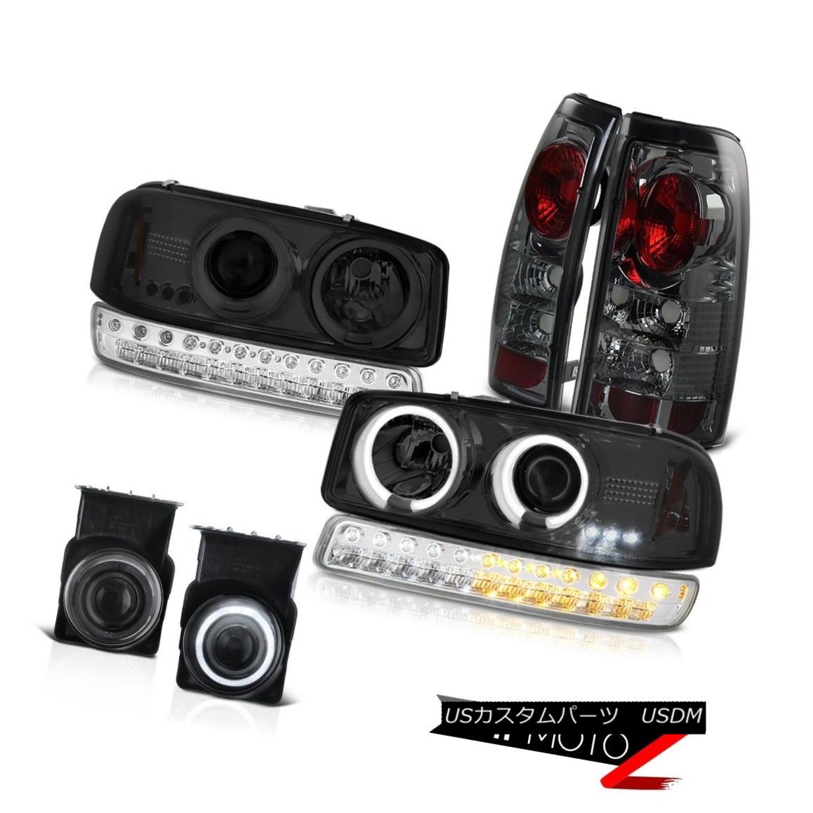 テールライト 03-06 Sierra 6.0L Smokey Foglamps Tail Brake Lamps Parking Light CCFL Headlights 03-06 Sierra 6.0LスモーキーフォグランプテールブレーキランプパーキングライトCCFLヘッドライト 【並行輸入品】