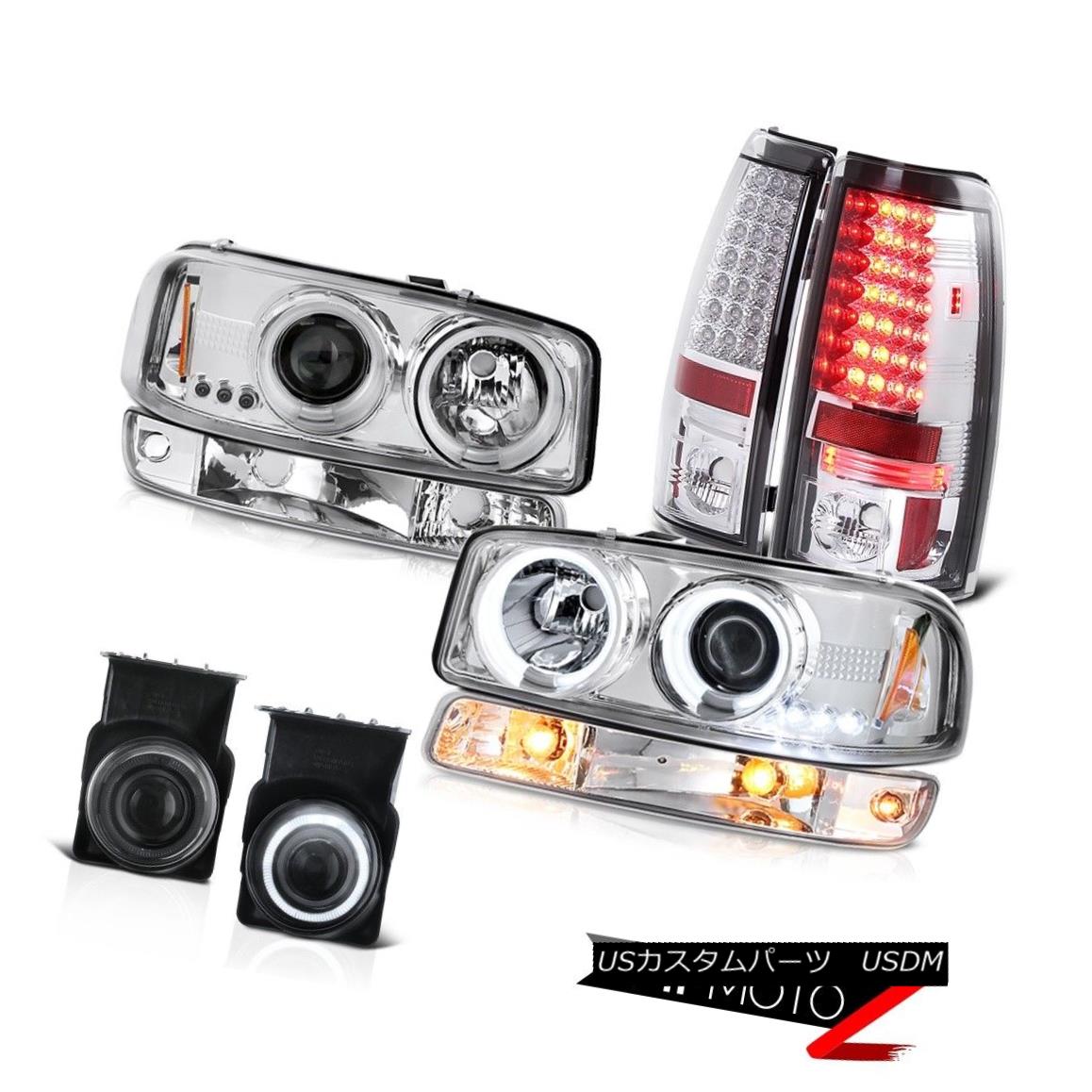 テールライト 03-06 Sierra 1500 Fog lamps euro chrome tail brake parking light ccfl Headlights 03-06 Sierra 1500 Fogランプユーロクロームテールブレーキパーキングライトccflヘッドライト 【並行輸入品】
