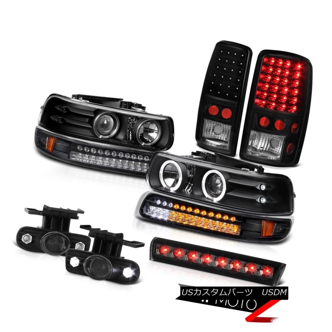 テールライト 2000-2006 Tahoe 4X4 Dark smoke 3rd brake lamp fog lights tail parking Headlights 2000-2006タホ4X4ダークスモーク第3ブレーキランプフォグライトテールパーキングヘッドライト 【並行輸入品】