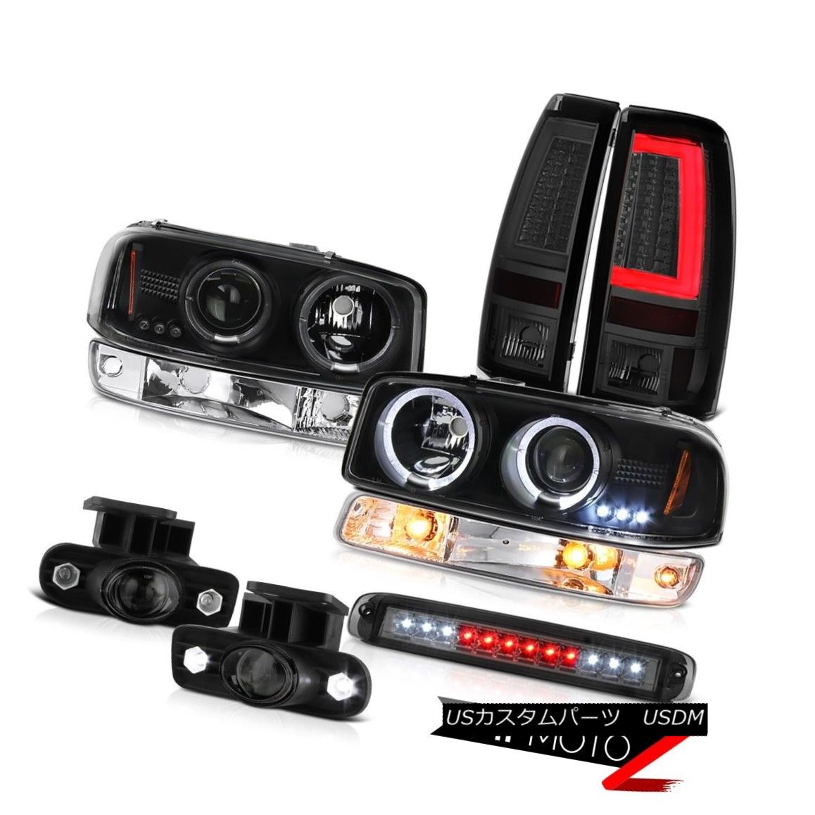 テールライト 99-02 Sierra 6.6L Taillamps High Stop Lamp Parking Foglights Headlamps Dual Halo 99-02 Sierra 6.6L Taillampsハイストップランプパーキングフォグライトヘッドランプデュアルヘイロー 【並行輸入品】｜カスタムパーツ WORLD倉庫